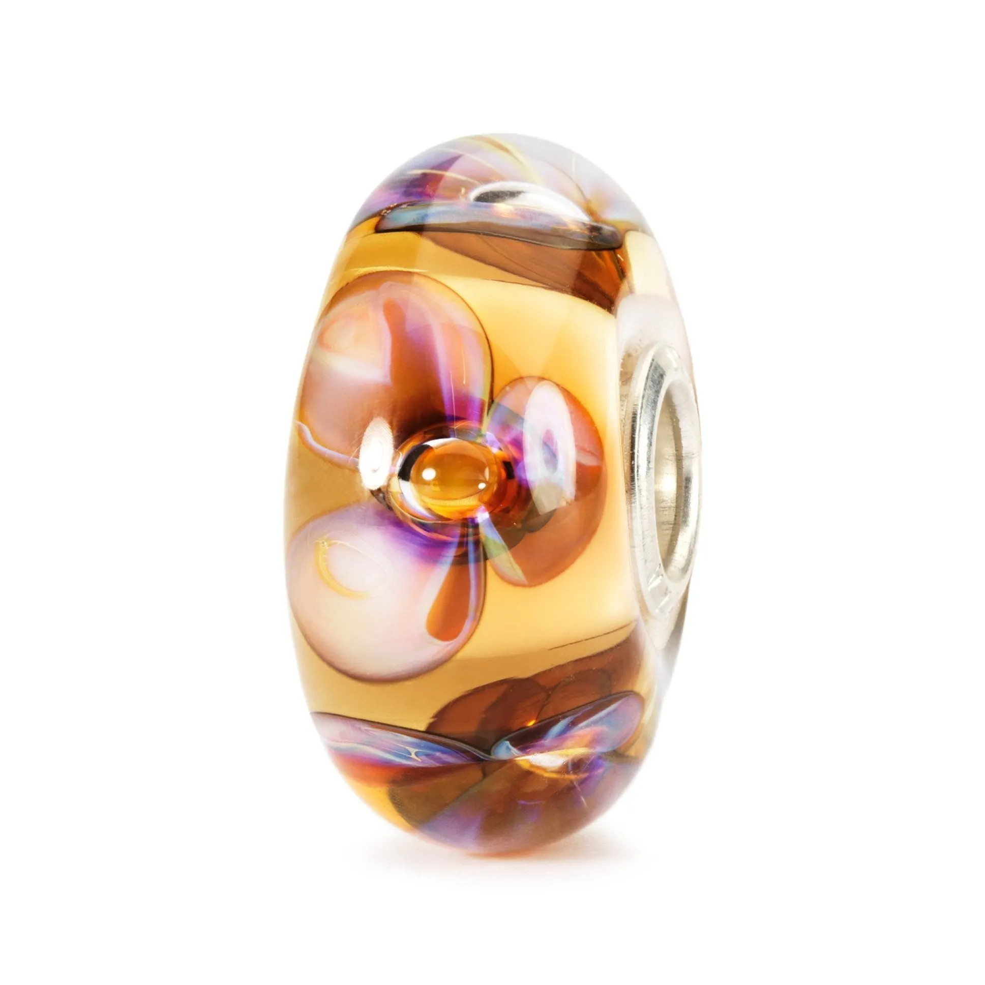 Trollbeads Beads*Amber Violets Bead