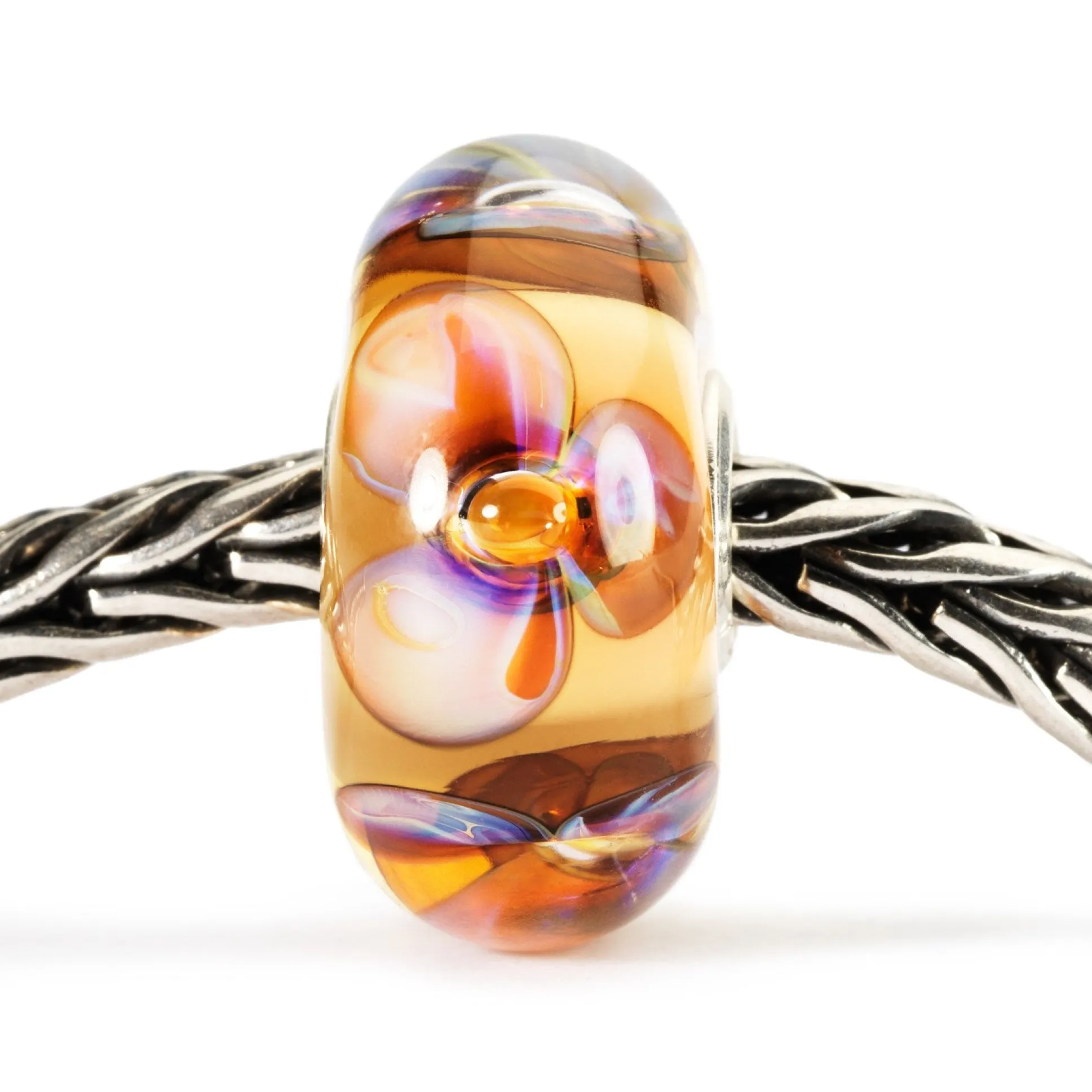 Trollbeads Beads*Amber Violets Bead