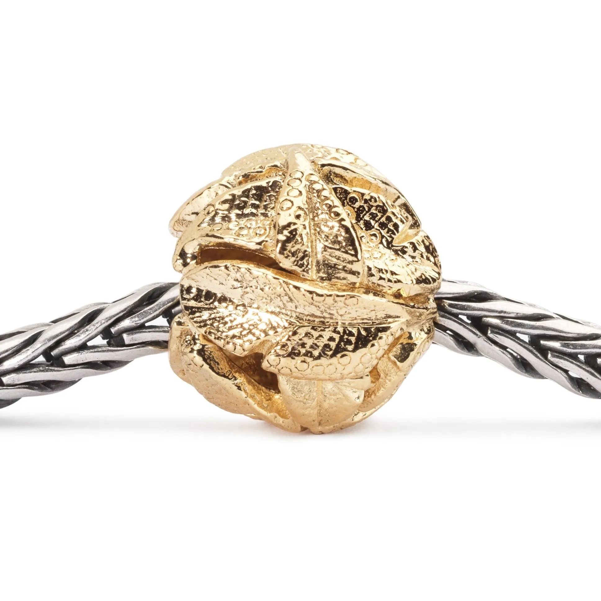 Trollbeads Beads*Angel´S Feathers, Gold Bead
