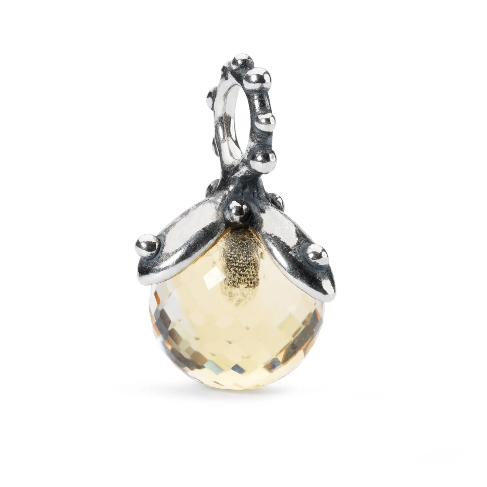 Trollbeads Beads*Citrine Facet Tassel Bead