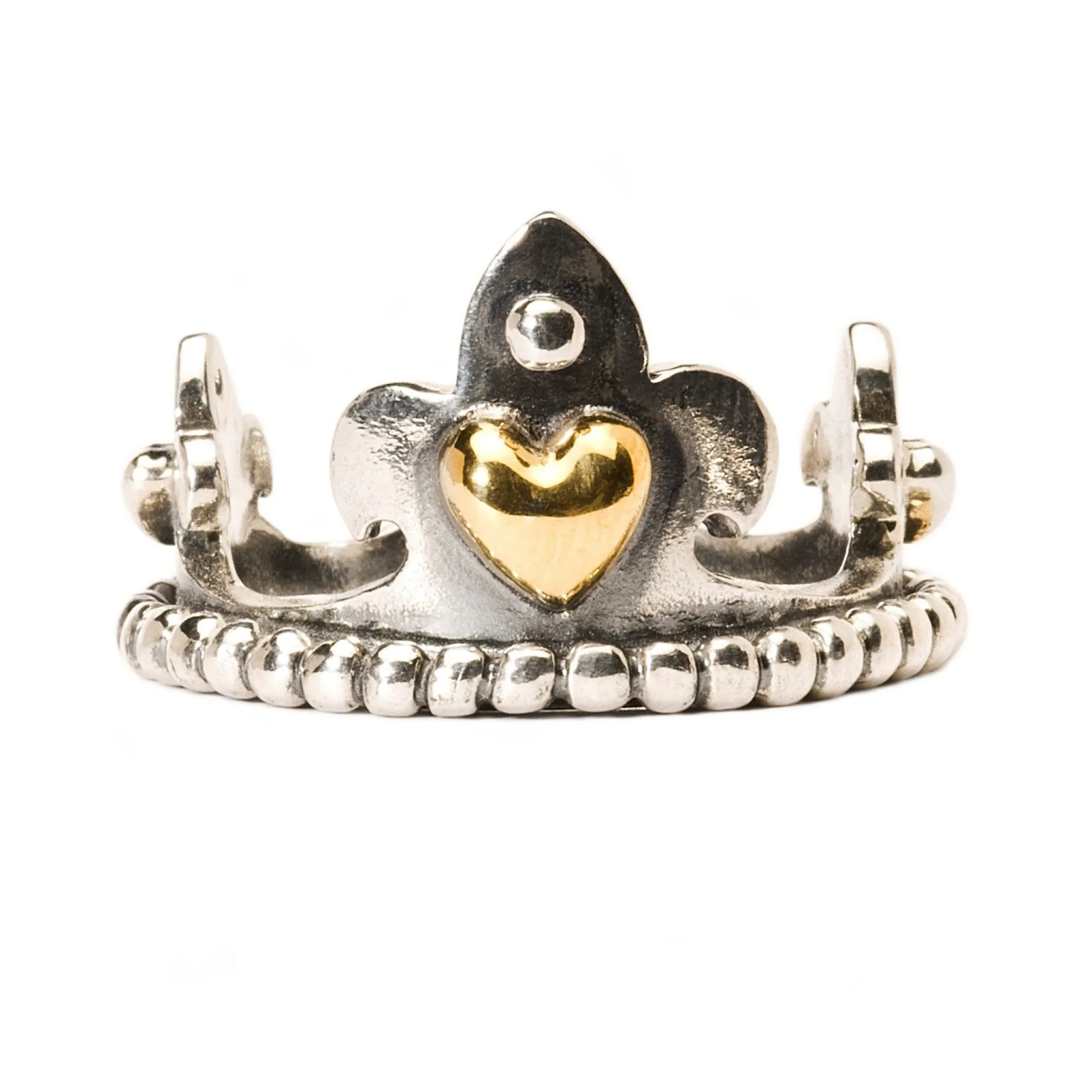 Trollbeads Rings*Crown With Gold Ring