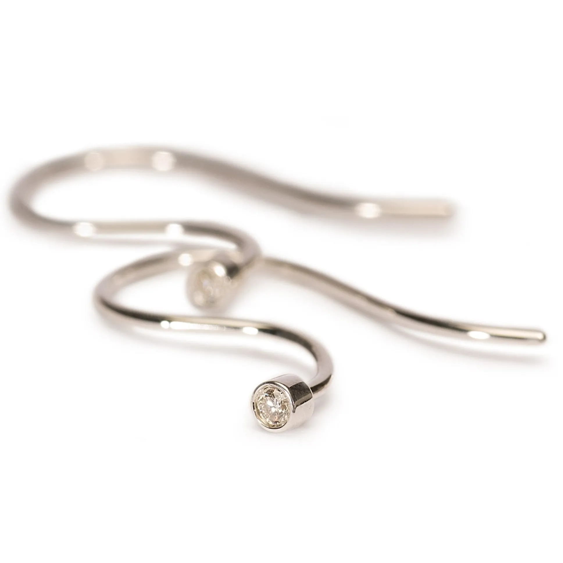 Trollbeads Earrings*Earring Hooks, Silver/Brilliant