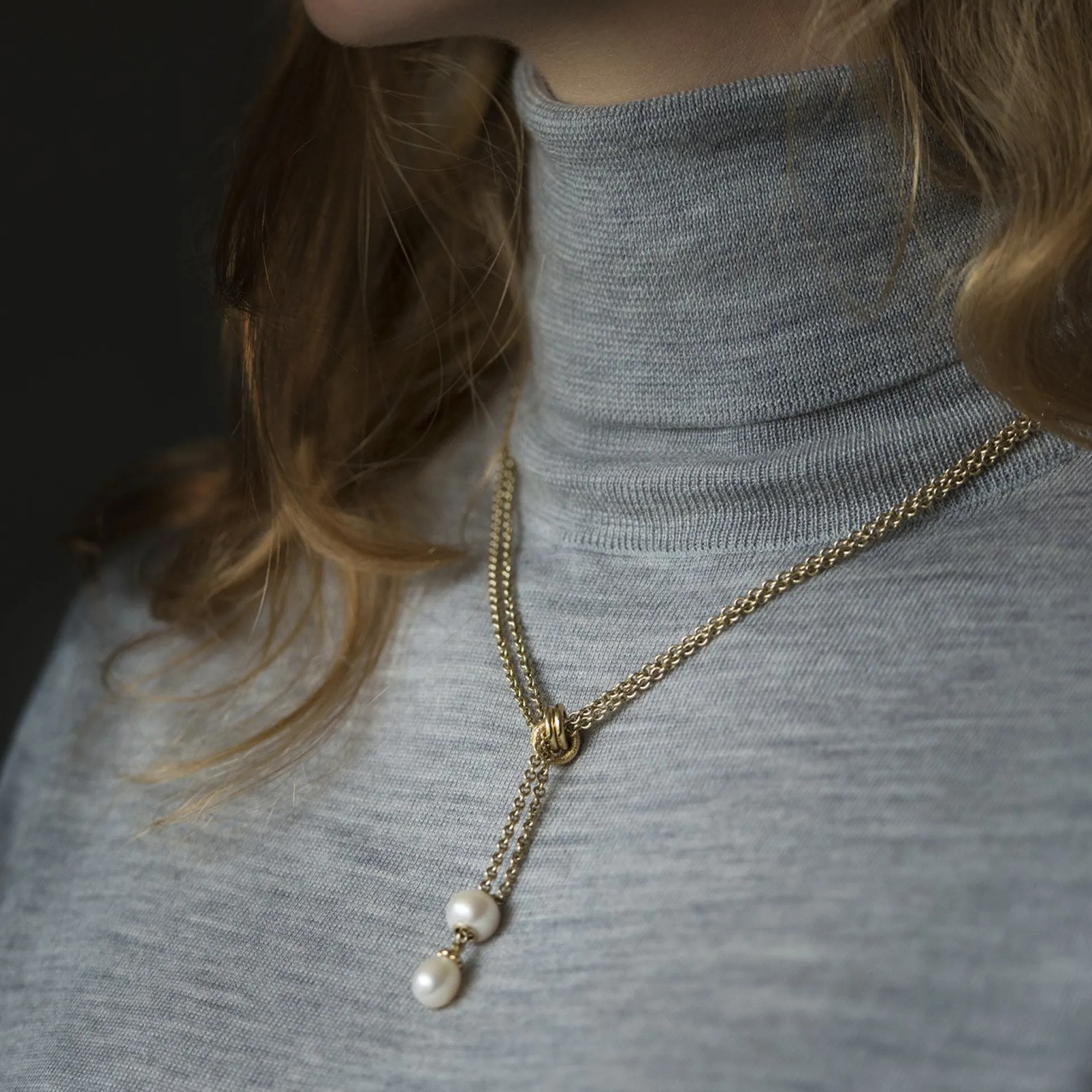 Trollbeads Necklaces*Fantasy Necklace With Pearl, Gold