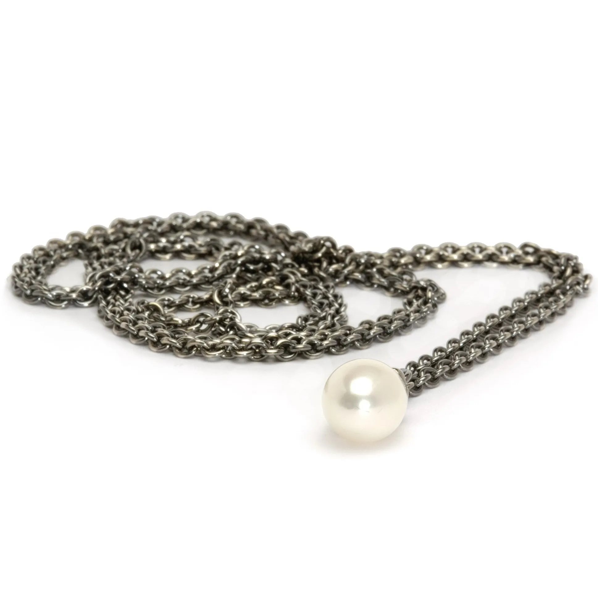 Trollbeads Necklaces*Fantasy Necklace With White Pearl