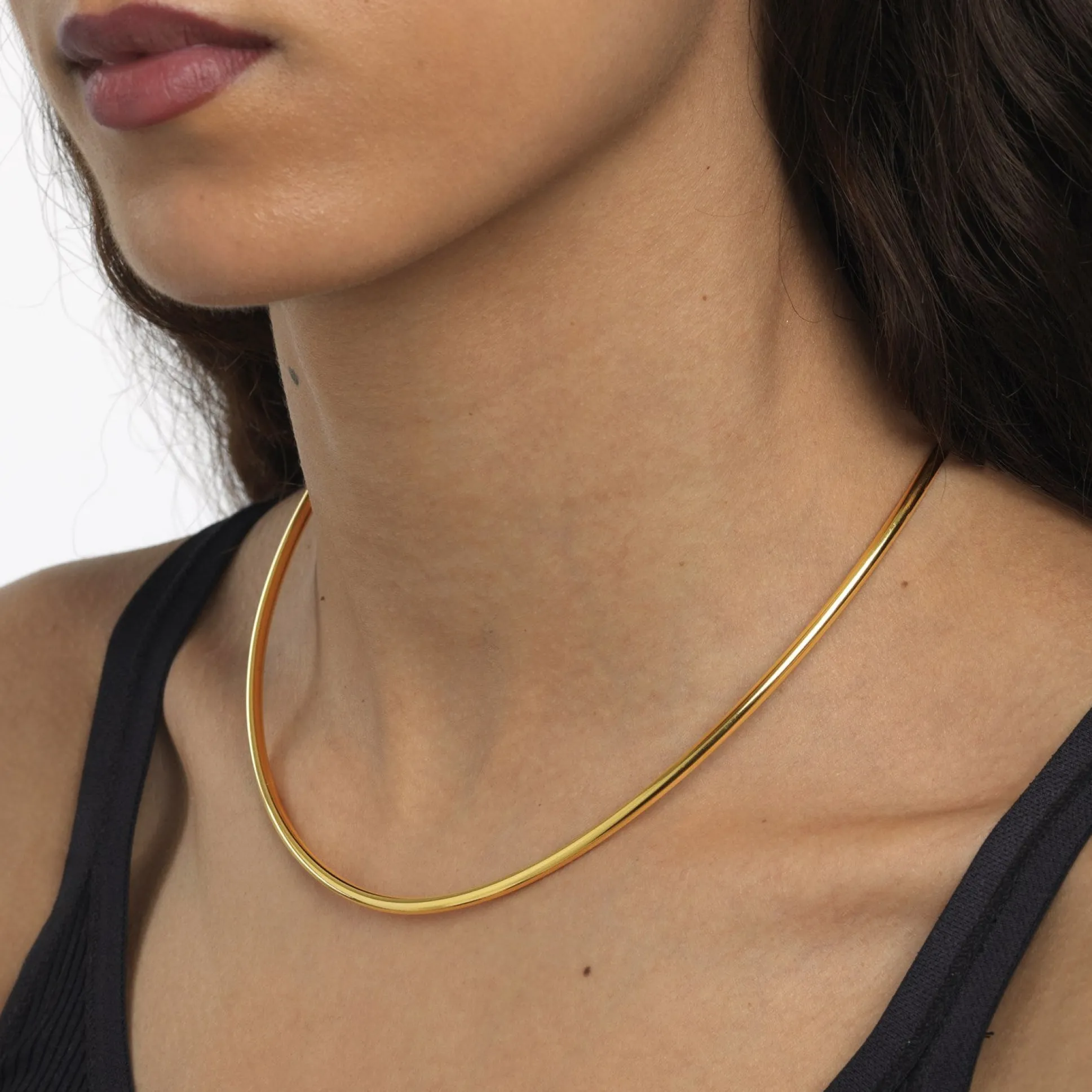 Trollbeads Necklaces*Gold Plated Neck Bangle