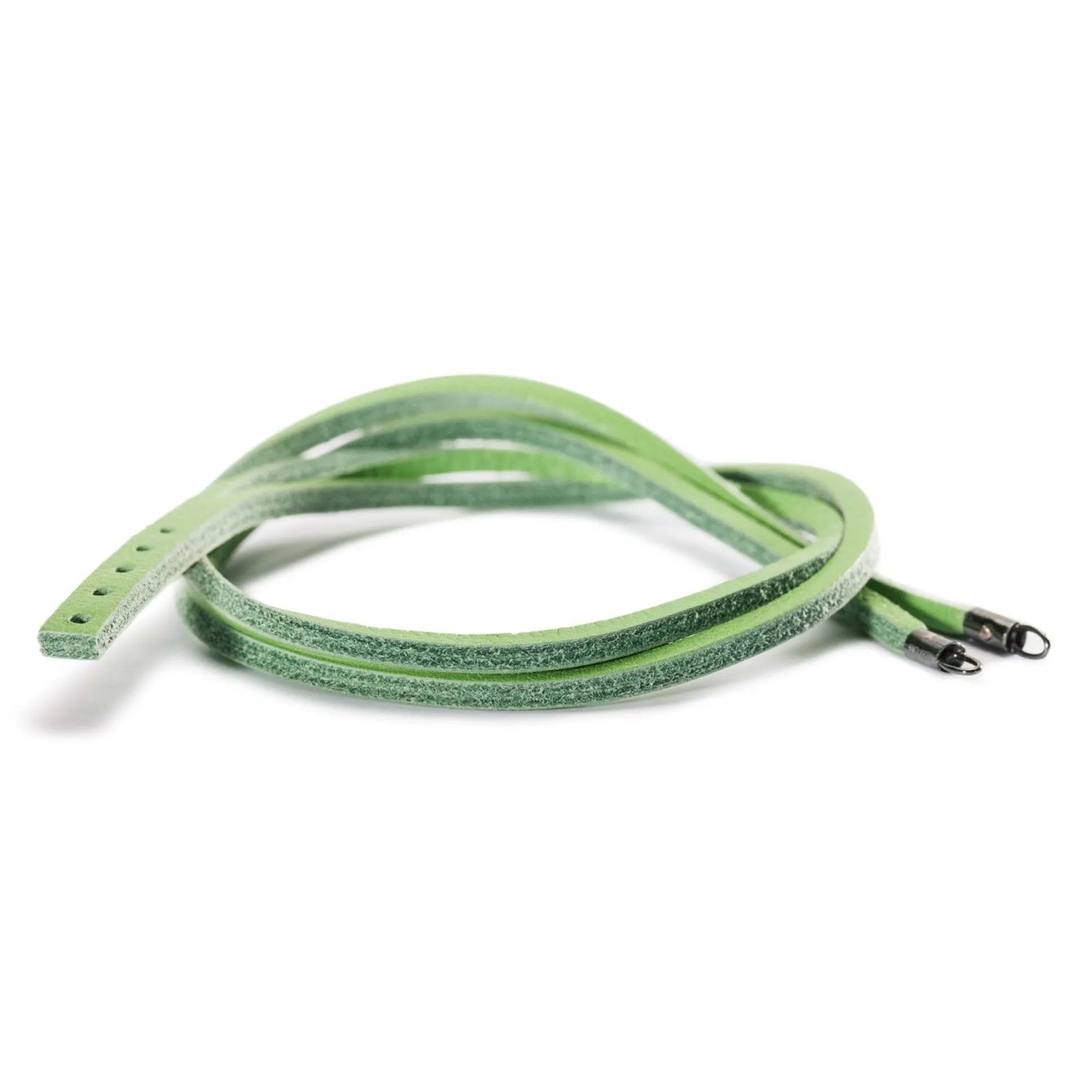 Trollbeads Bracelets*Leather Bracelet Green/Silver