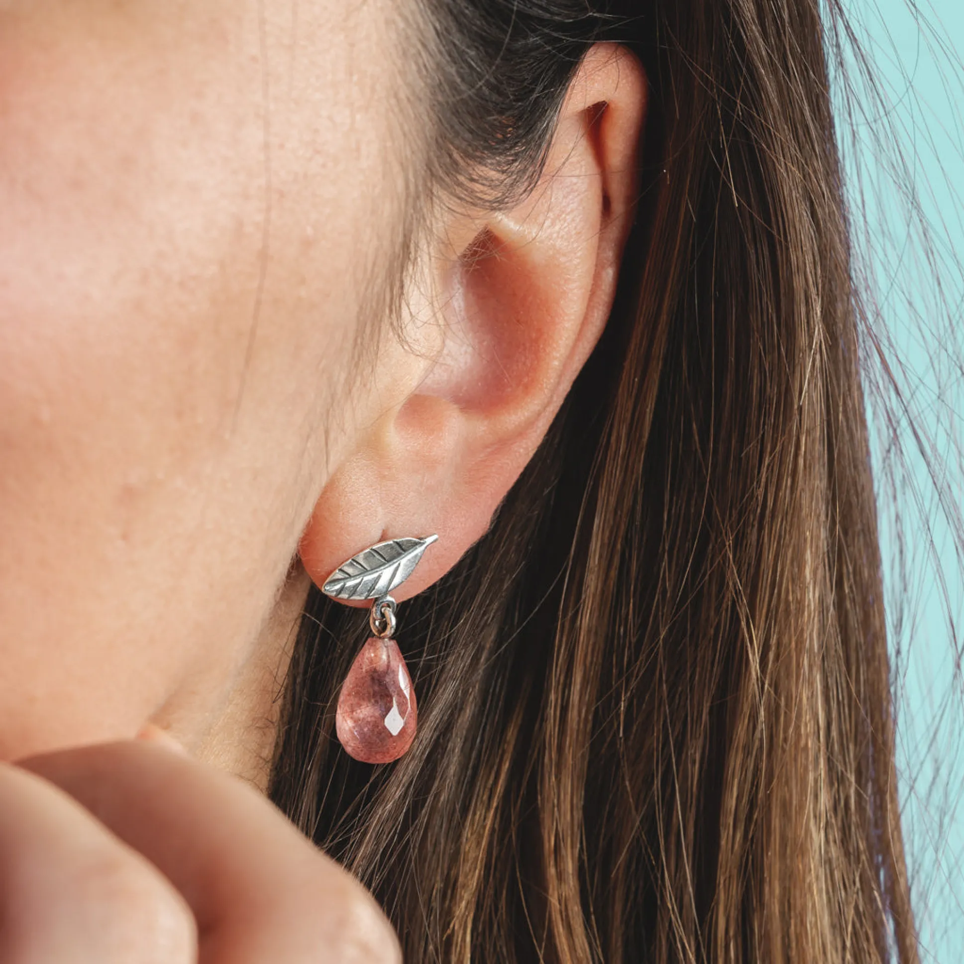 Trollbeads Earrings*Leaves Of Harmony Studs