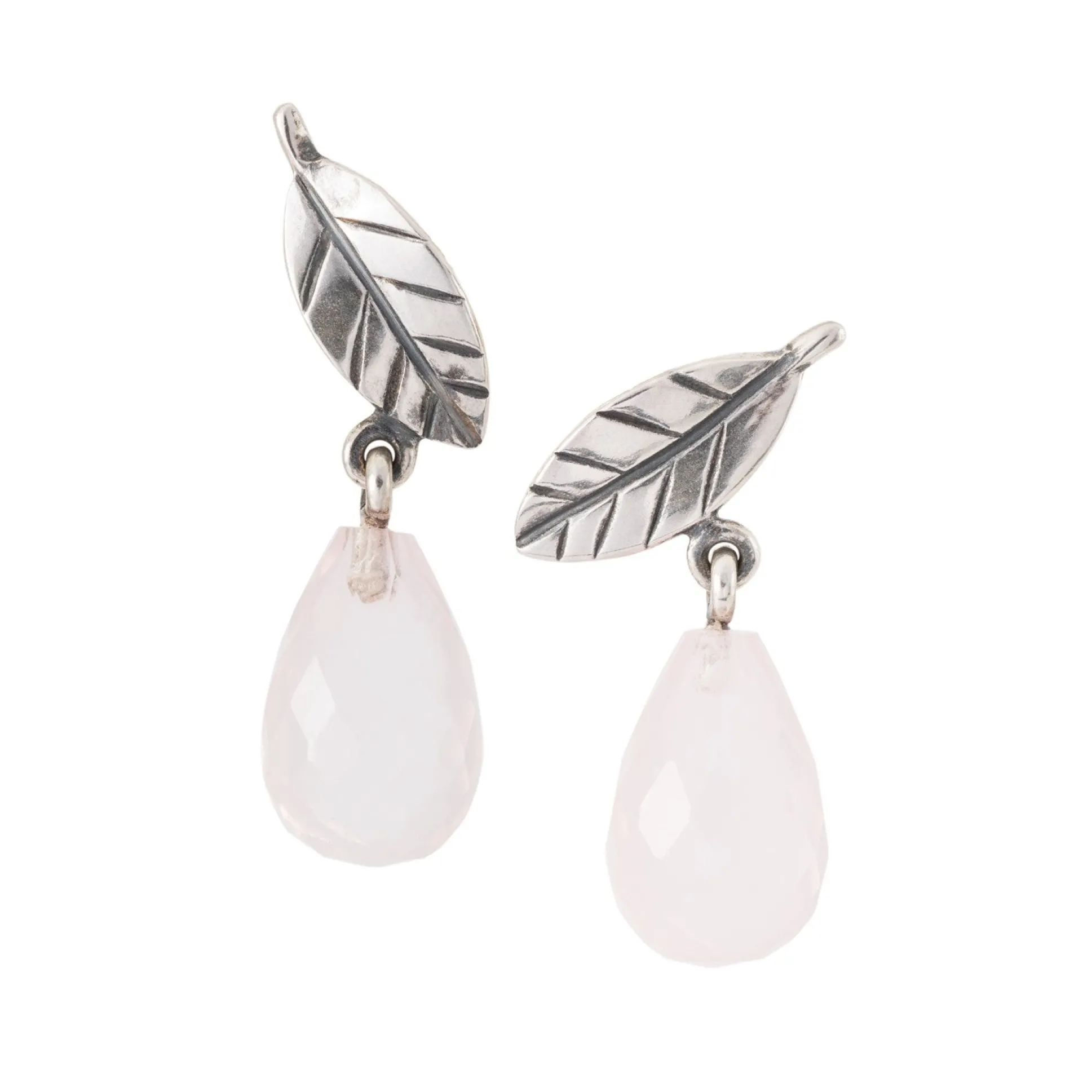 Trollbeads Earrings*Leaves Of Love Studs