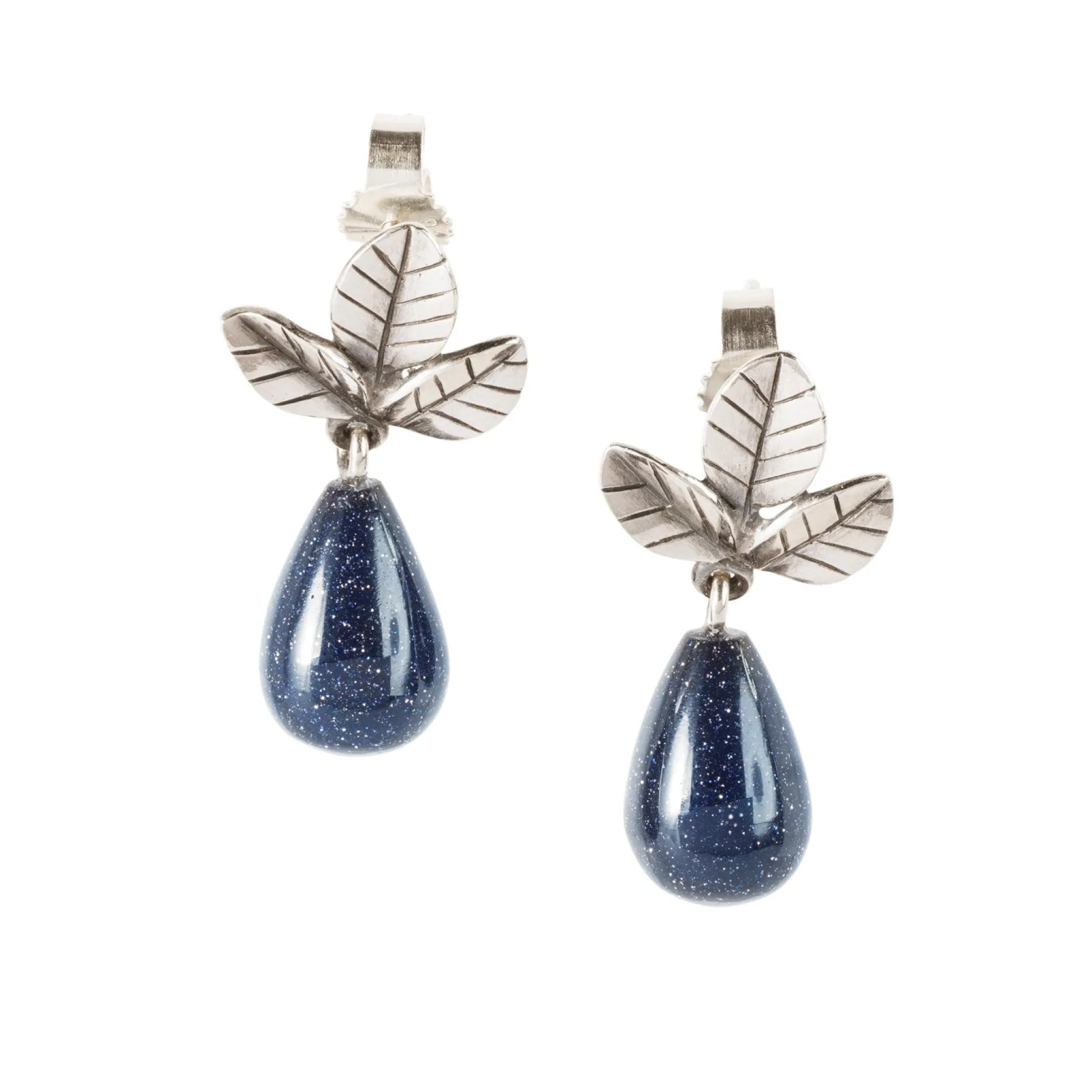 Trollbeads Earrings*Leaves Of Strength Studs