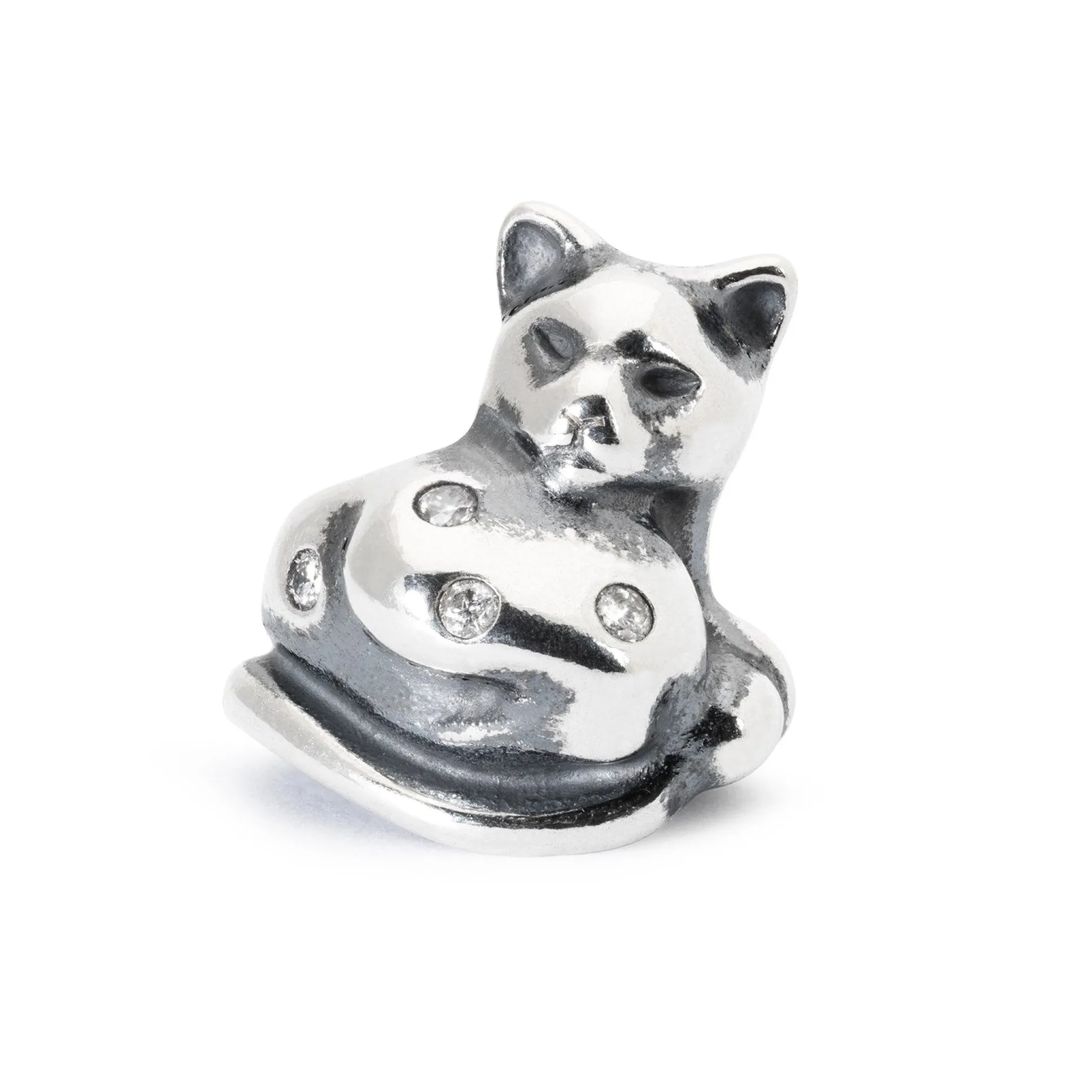 Trollbeads Beads*Moonlight Cat Bead
