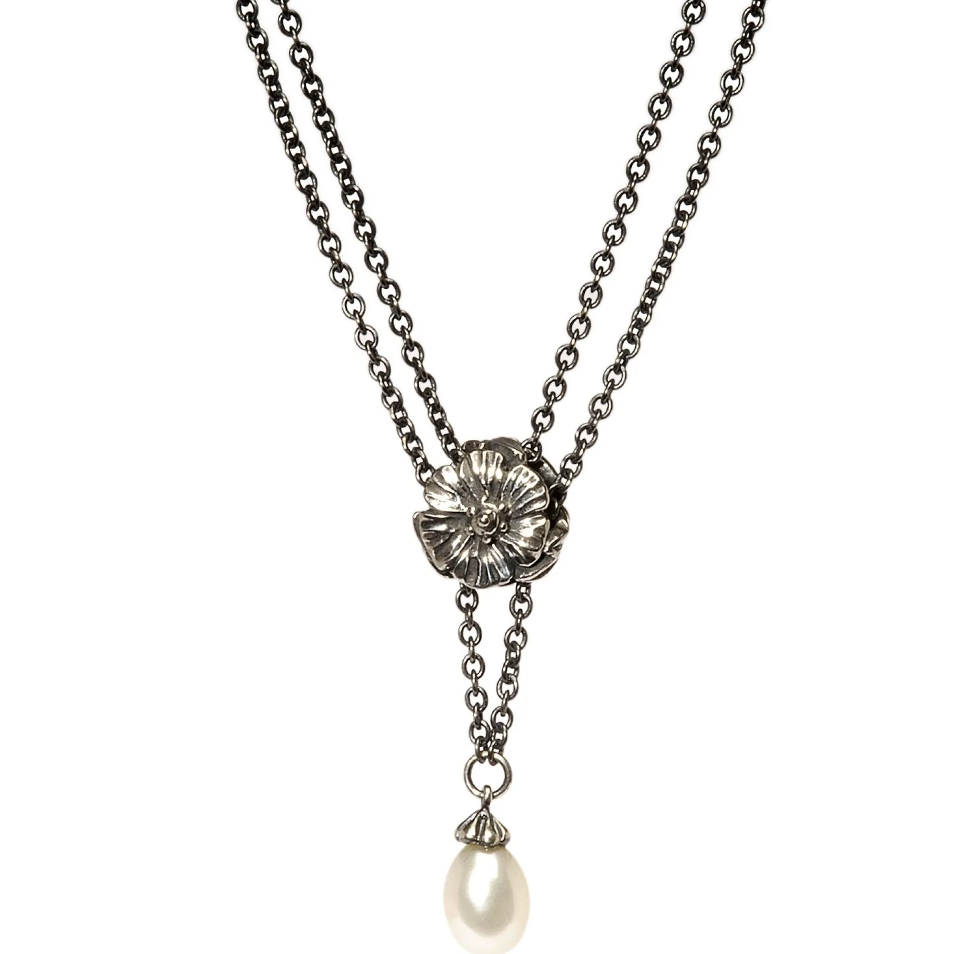 Trollbeads Necklace Pendants*Rose Pendant