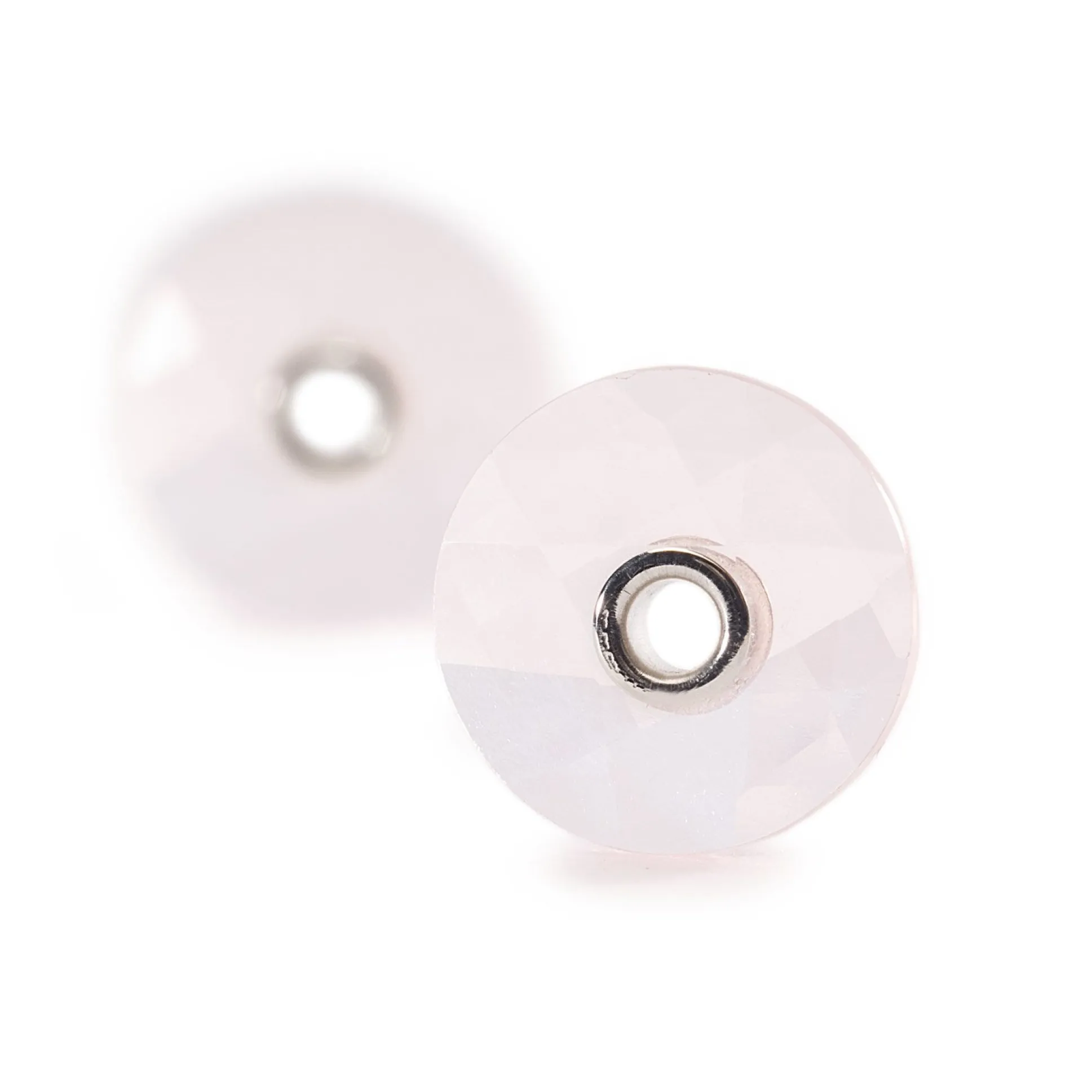 Trollbeads Earring Pendants*Rose Quartz Earring Pendants