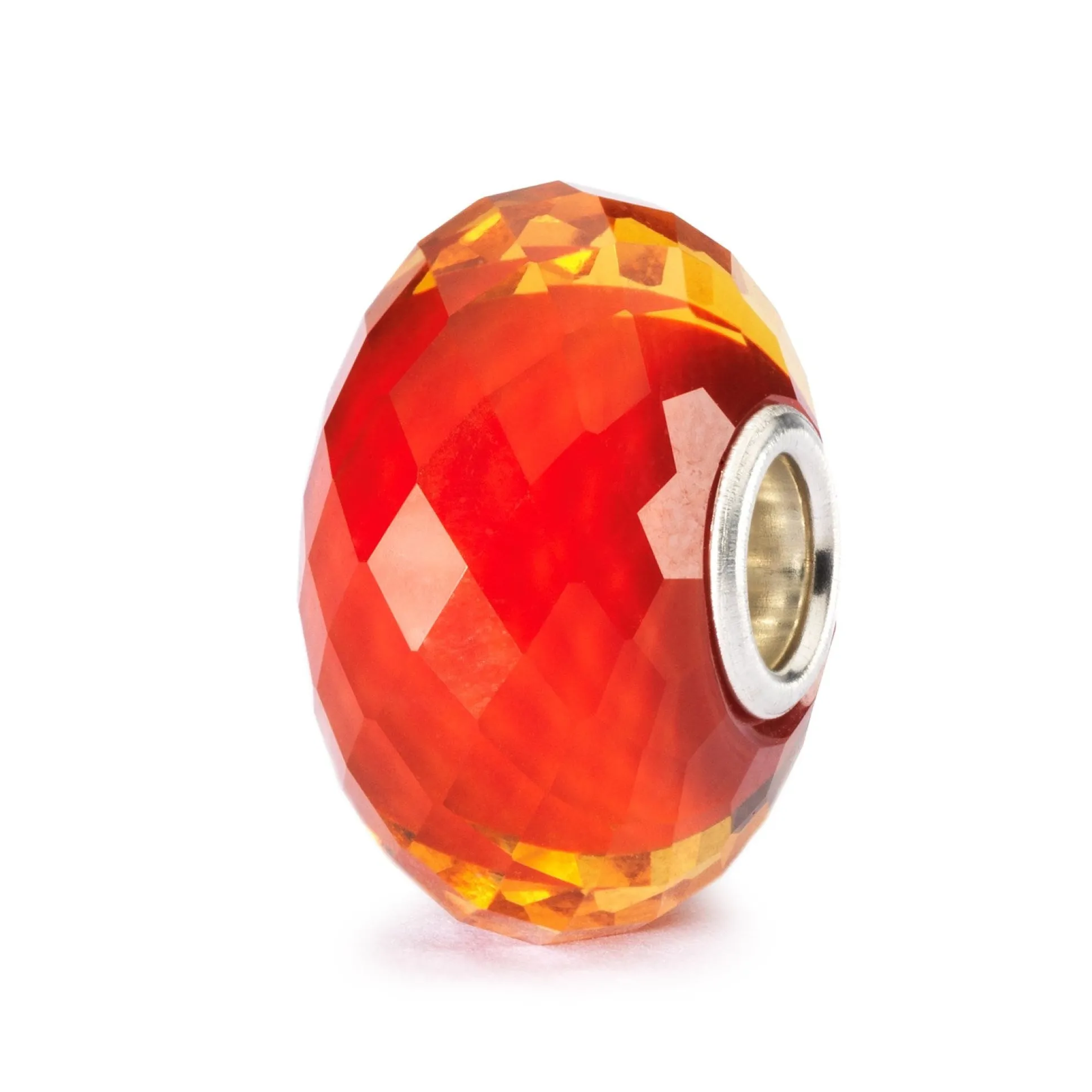Trollbeads Beads*Saffron Facet Bead
