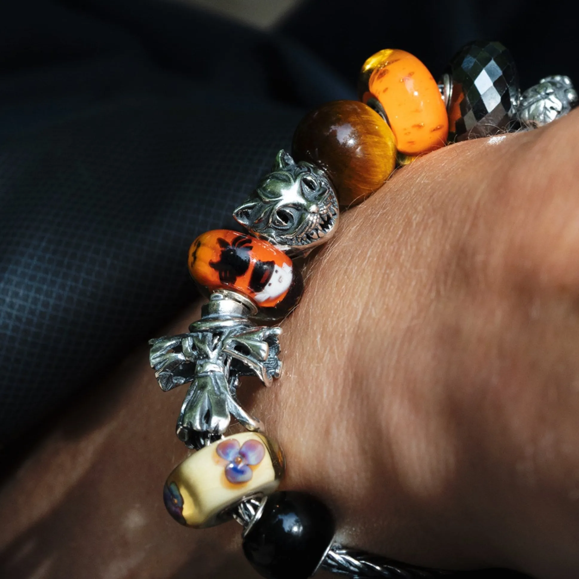 Trollbeads Beads*Scary Cat Bead