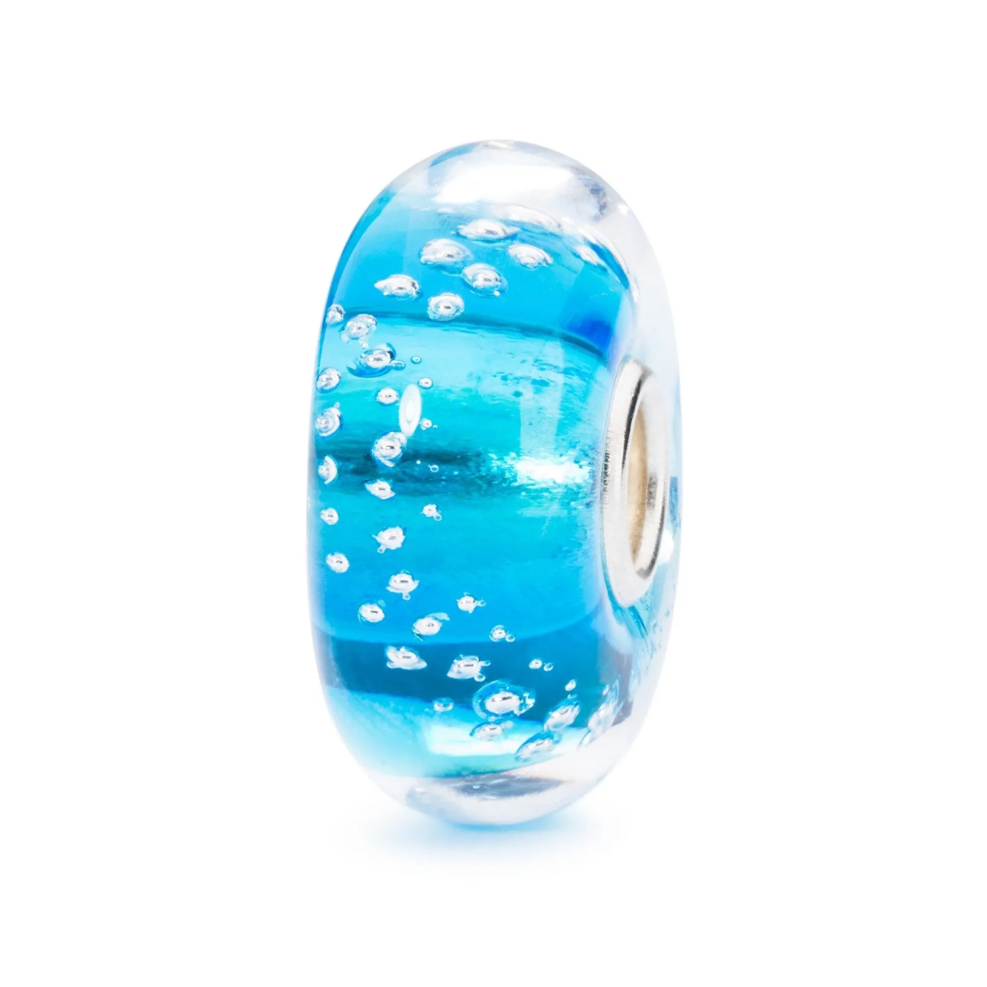 Trollbeads Beads*Silver Trace, Turquoise Bead