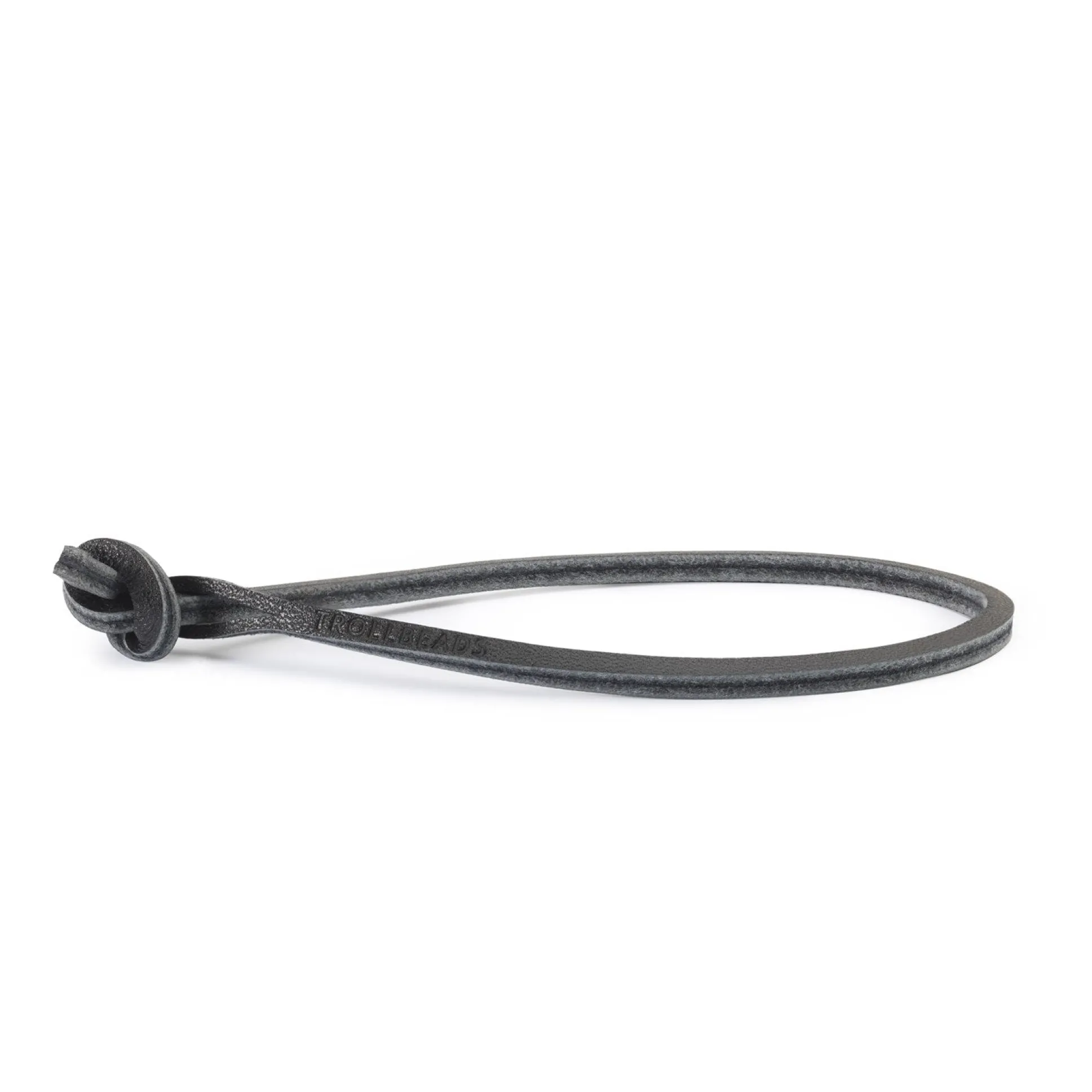 Trollbeads Bracelets*Single Leather Bracelet, Black