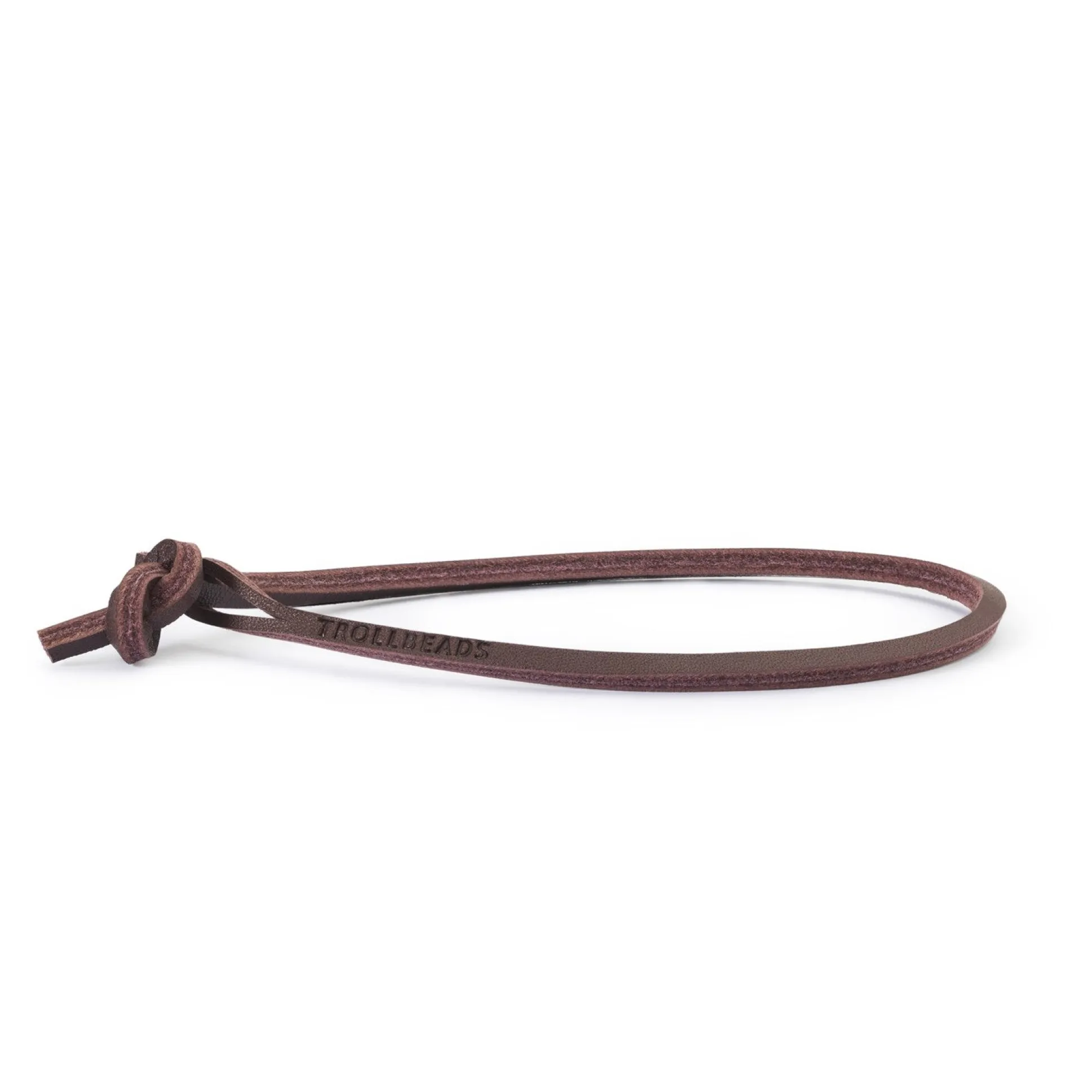 Trollbeads Bracelets*Single Leather Bracelet, Brown