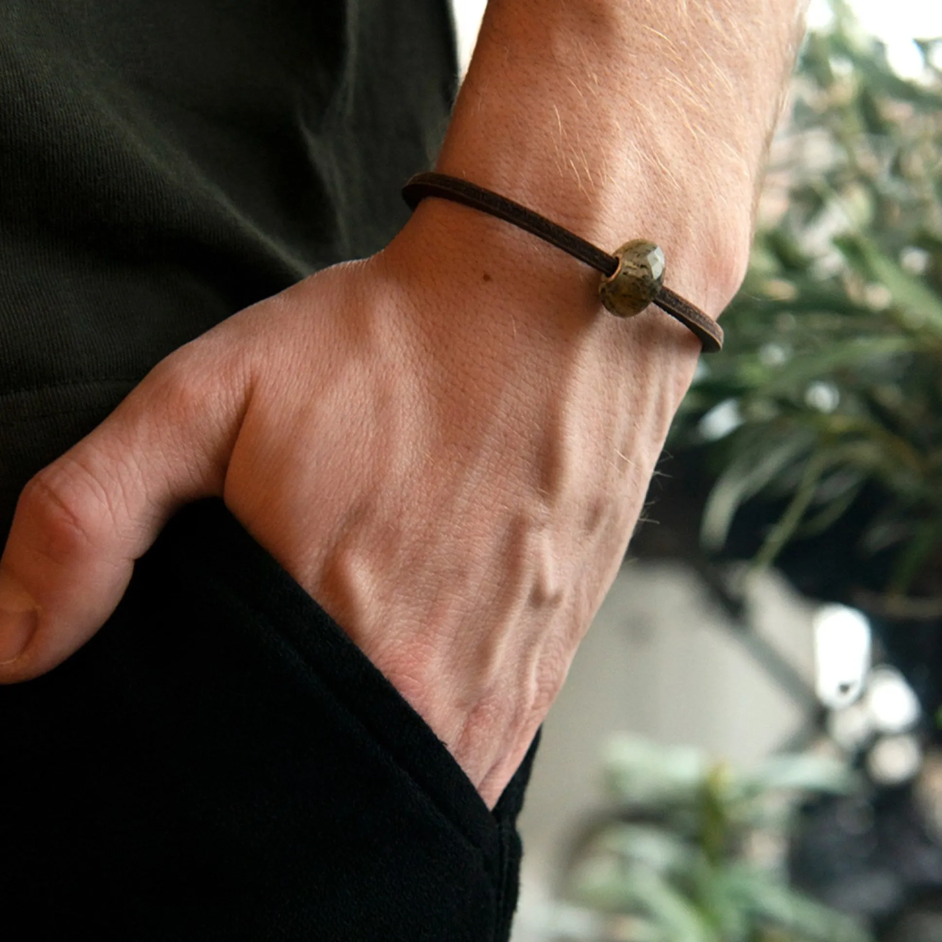 Trollbeads Bracelets*Single Leather Bracelet, Brown