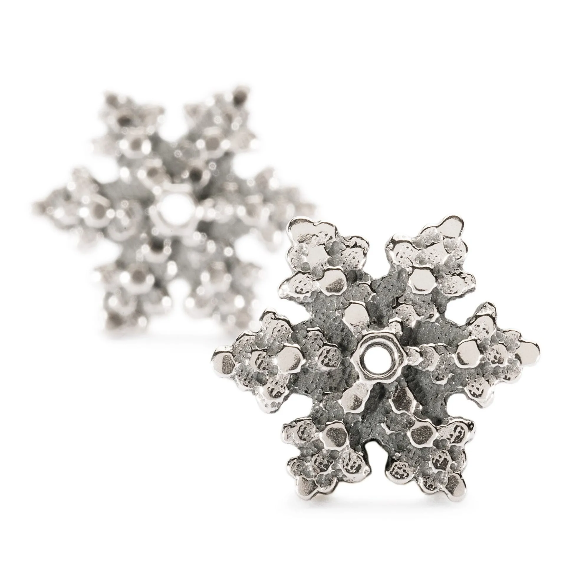 Trollbeads Earring Pendants*Snow Star Earring Pendants