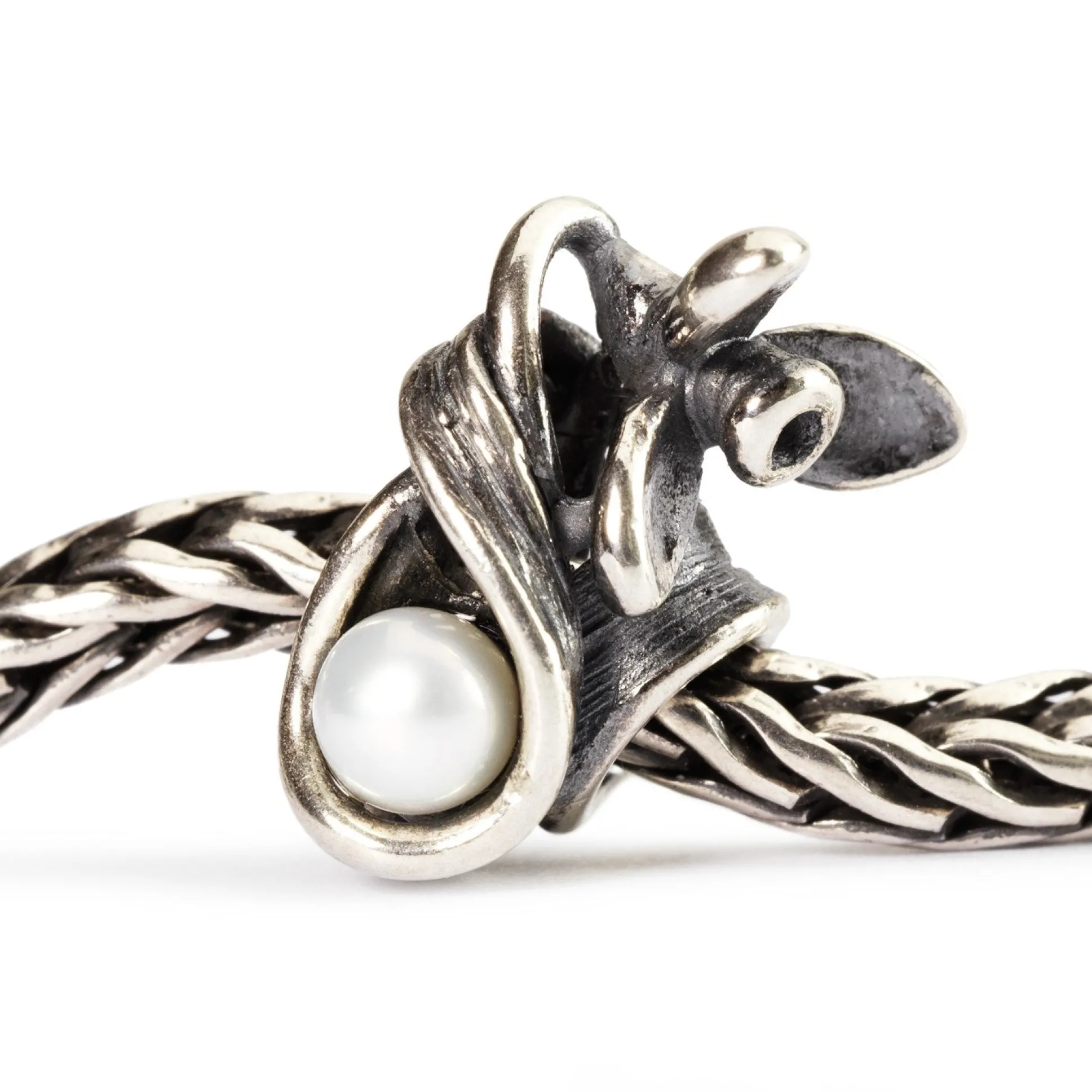 Trollbeads Beads*Snowdrop Of January Bead
