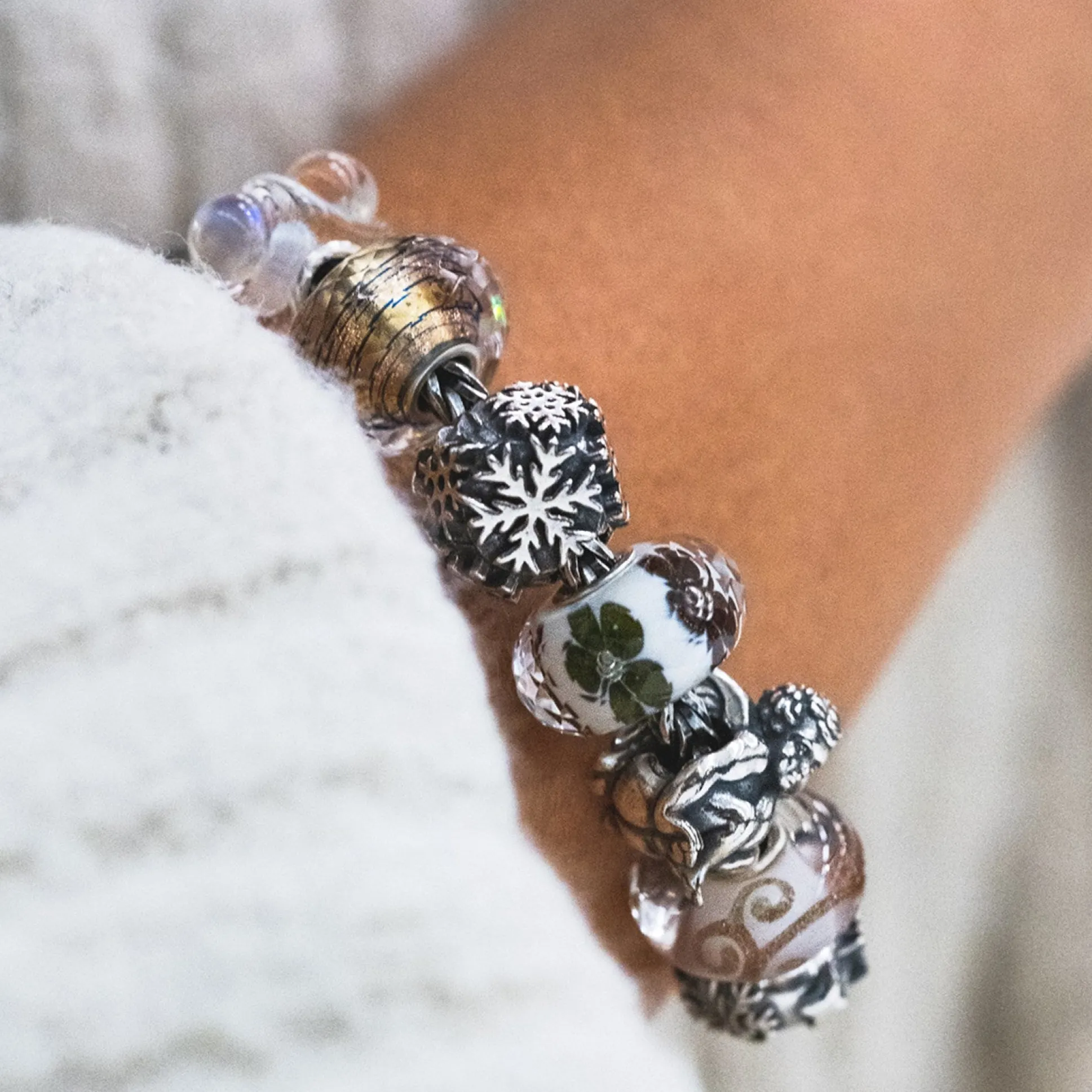 Trollbeads Beads*Snowflakes Bead