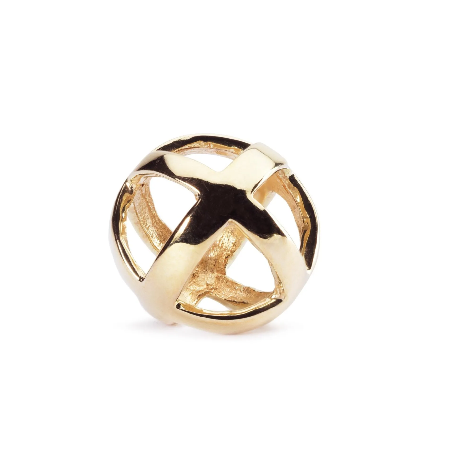 Trollbeads Beads*Stay Positive, Gold Bead