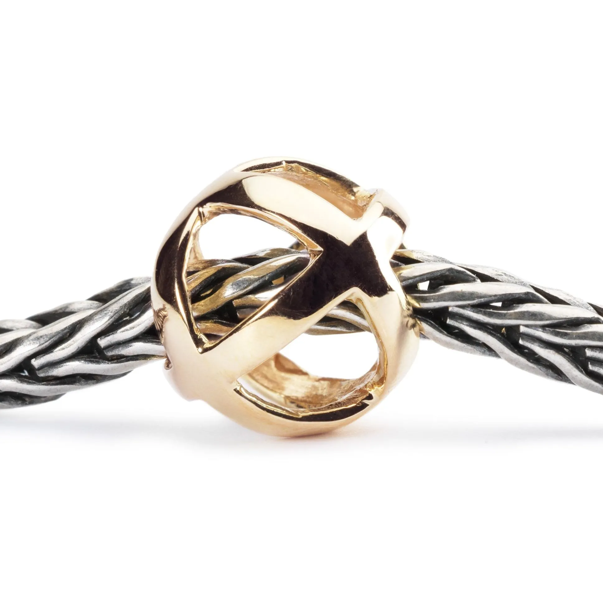 Trollbeads Beads*Stay Positive, Gold Bead