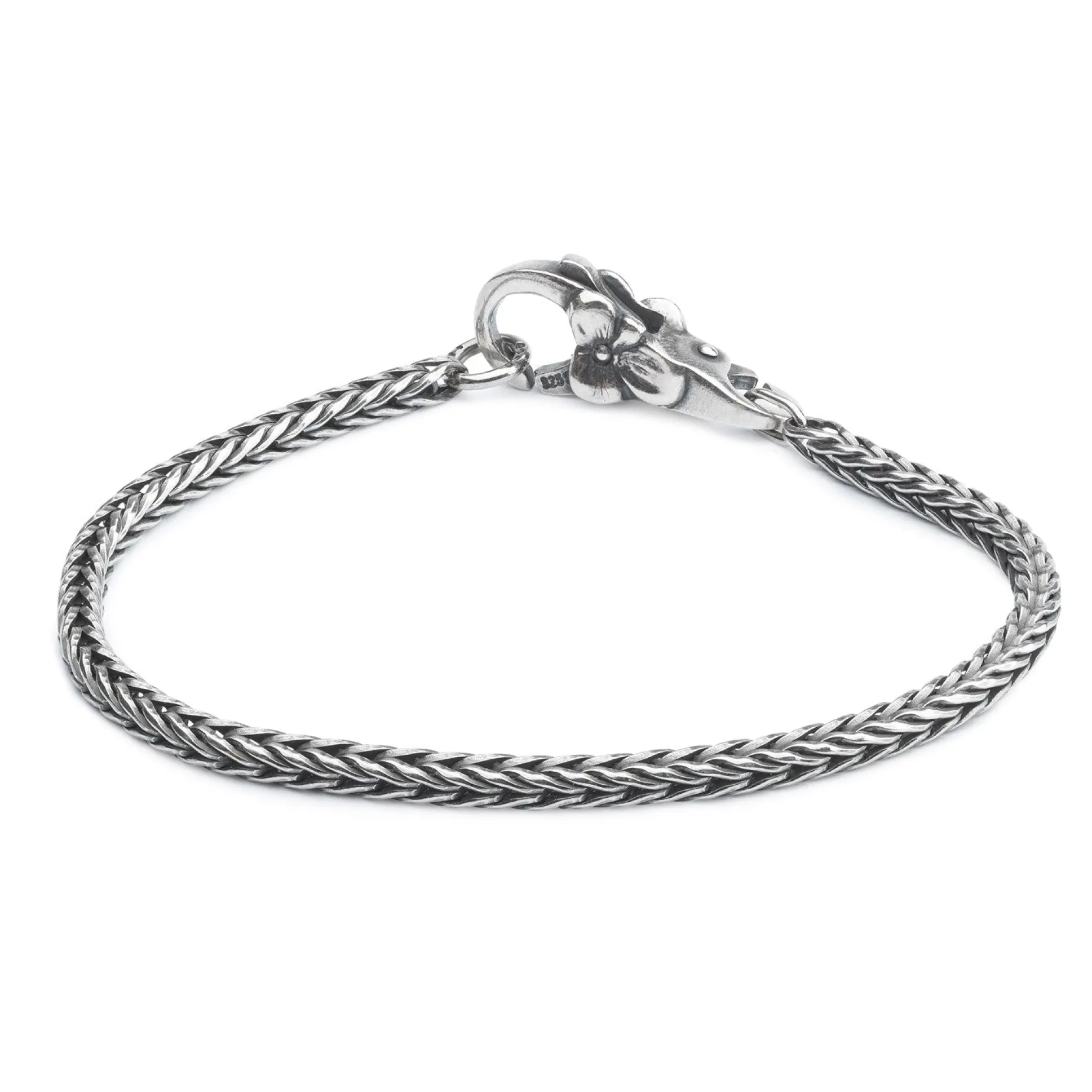 Trollbeads Bracelets*Sterling Silver Bracelet With Flower Lock