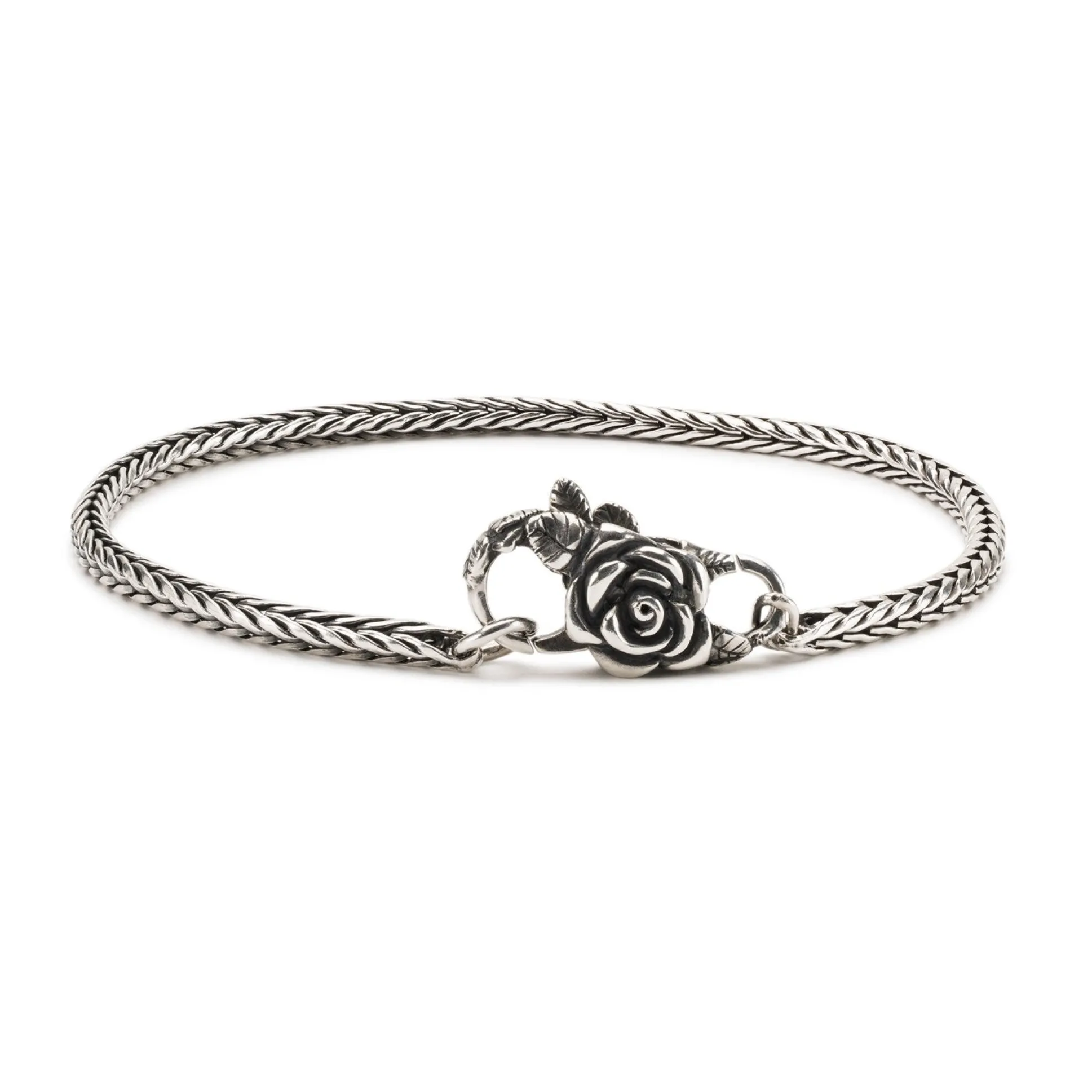 Trollbeads Bracelets*Sterling Silver Bracelet With Rose Lock