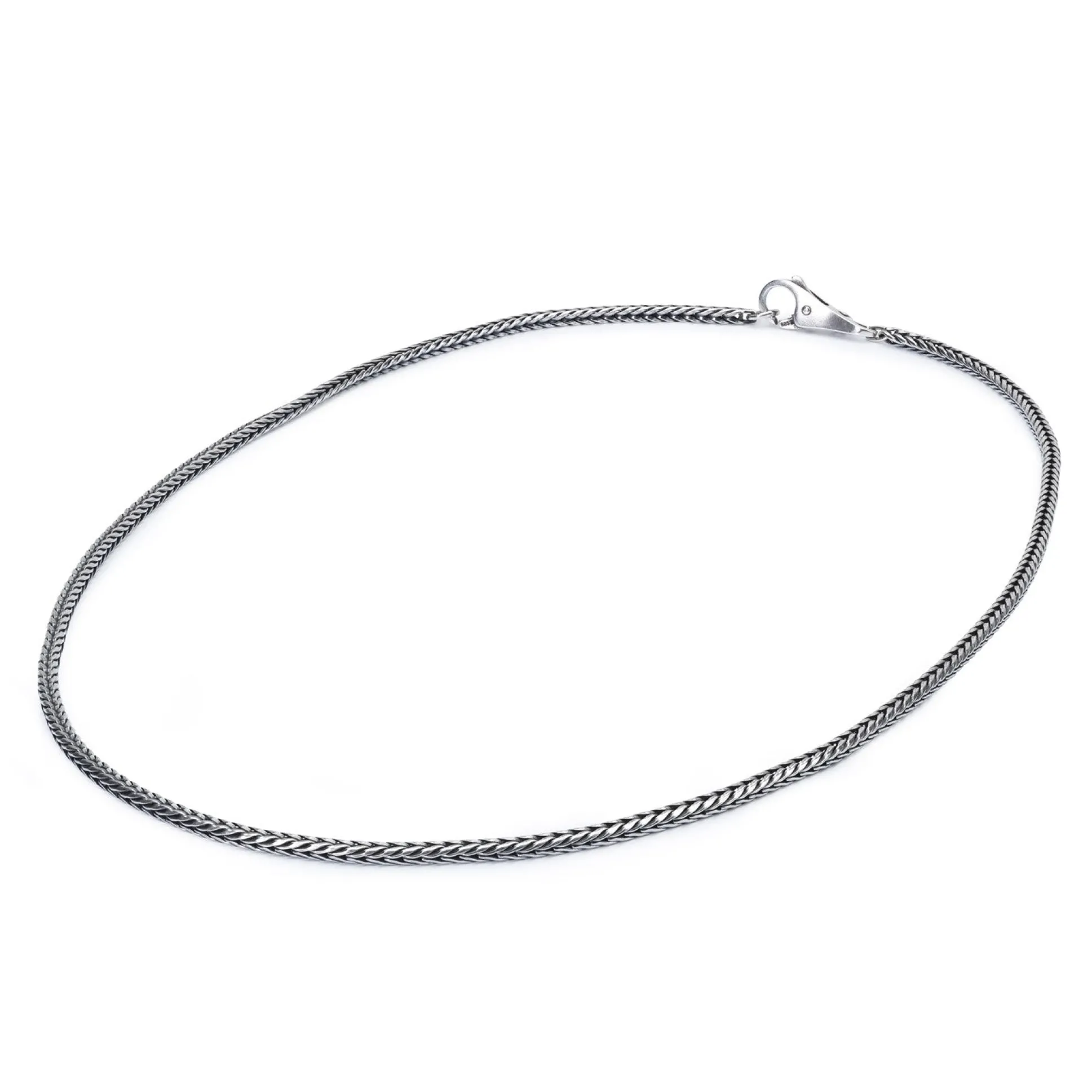 Trollbeads Necklaces*Sterling Silver Necklace With Plain Lock