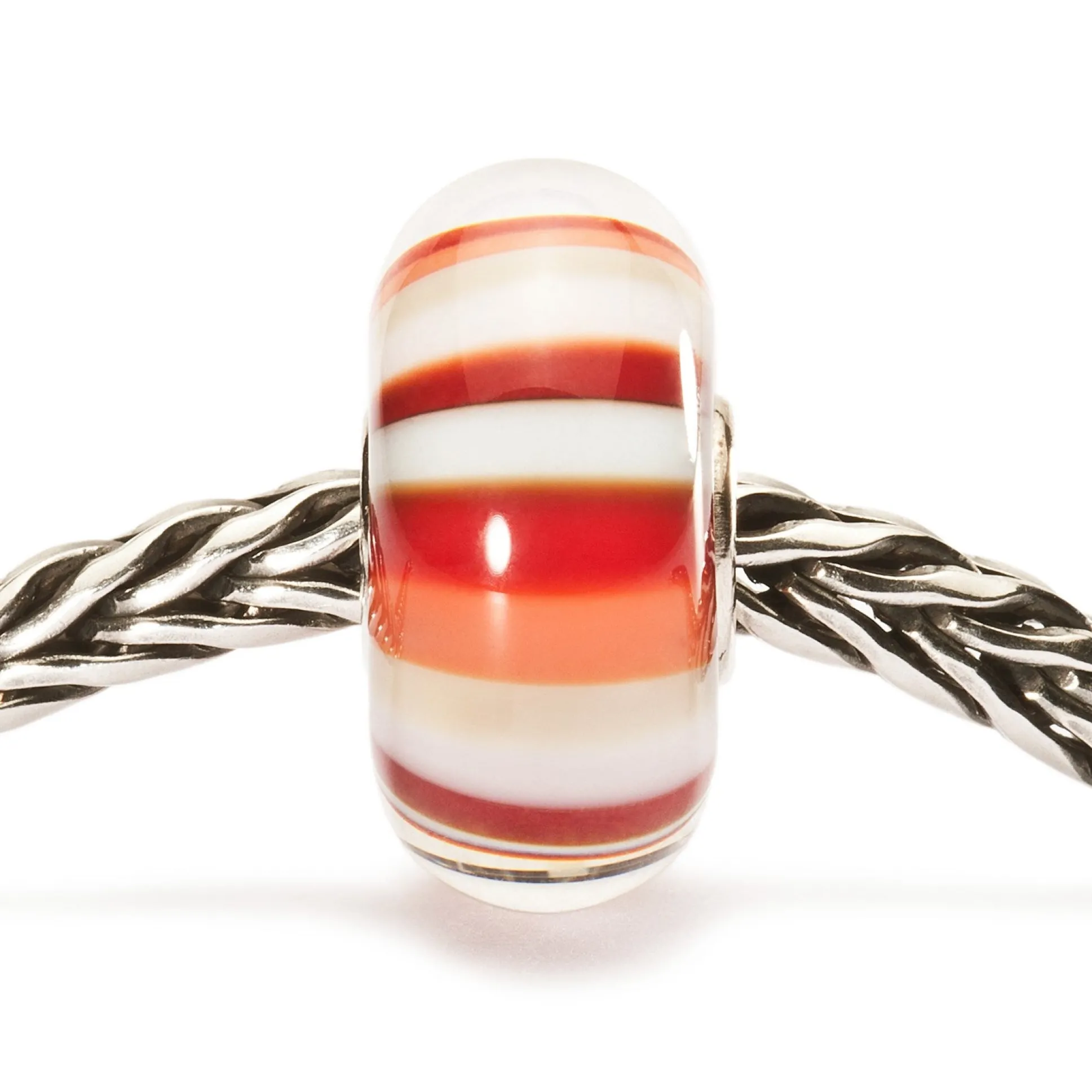 Trollbeads Beads*Strawberry Stripes Bead