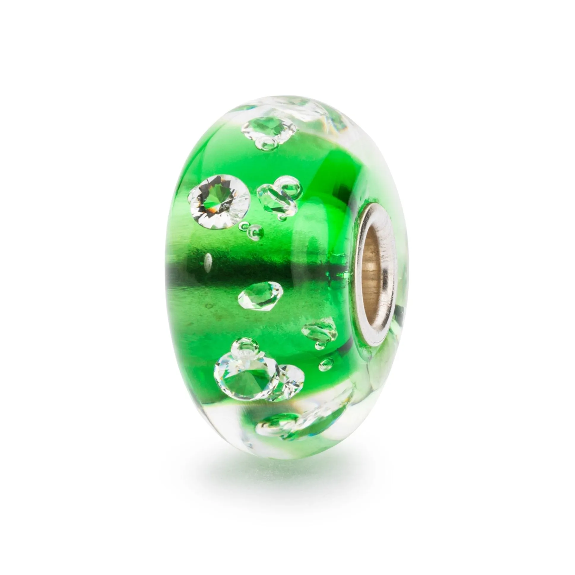 Trollbeads Beads*The Diamond Bead, Emerald Green