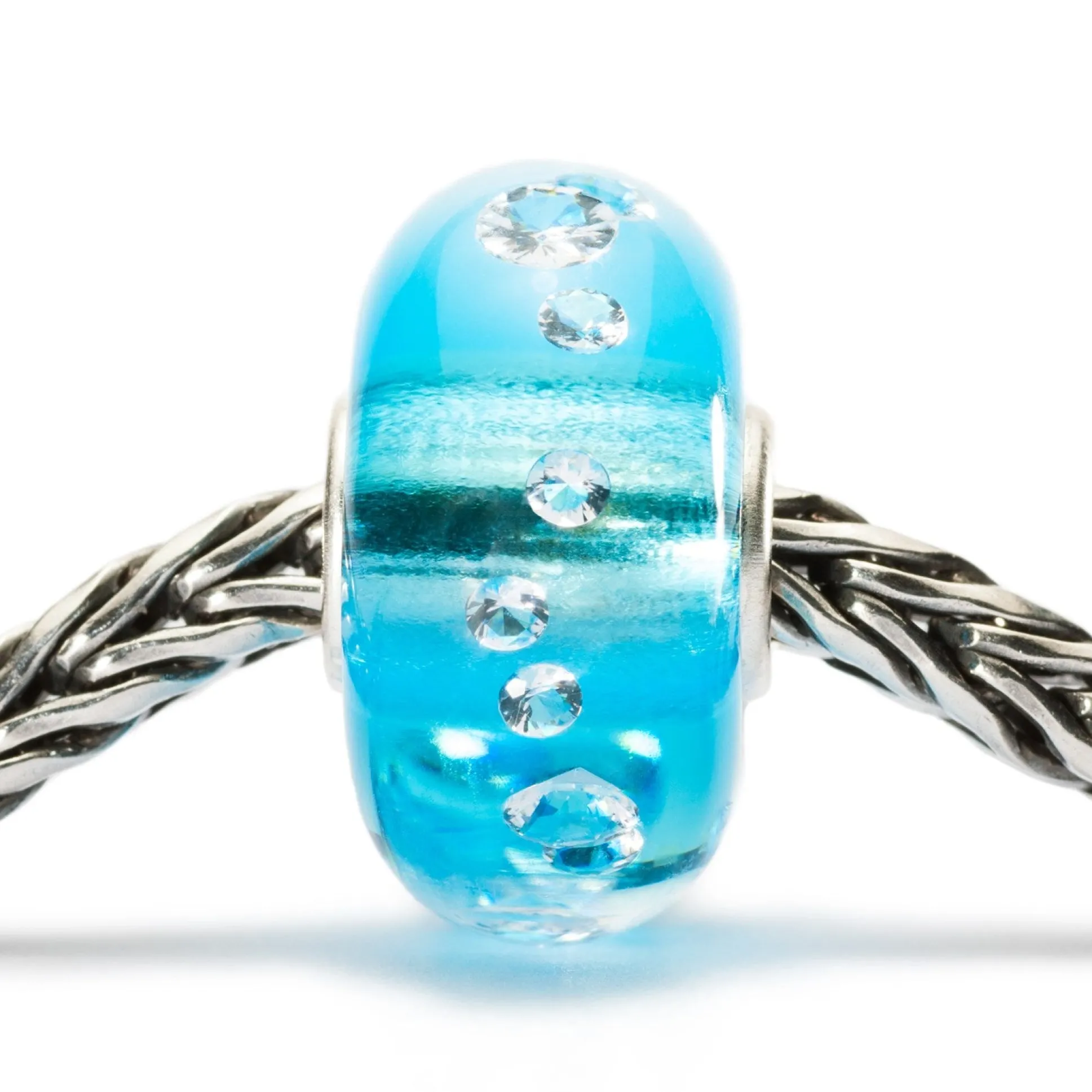 Trollbeads Beads*The Diamond Bead Iceblue