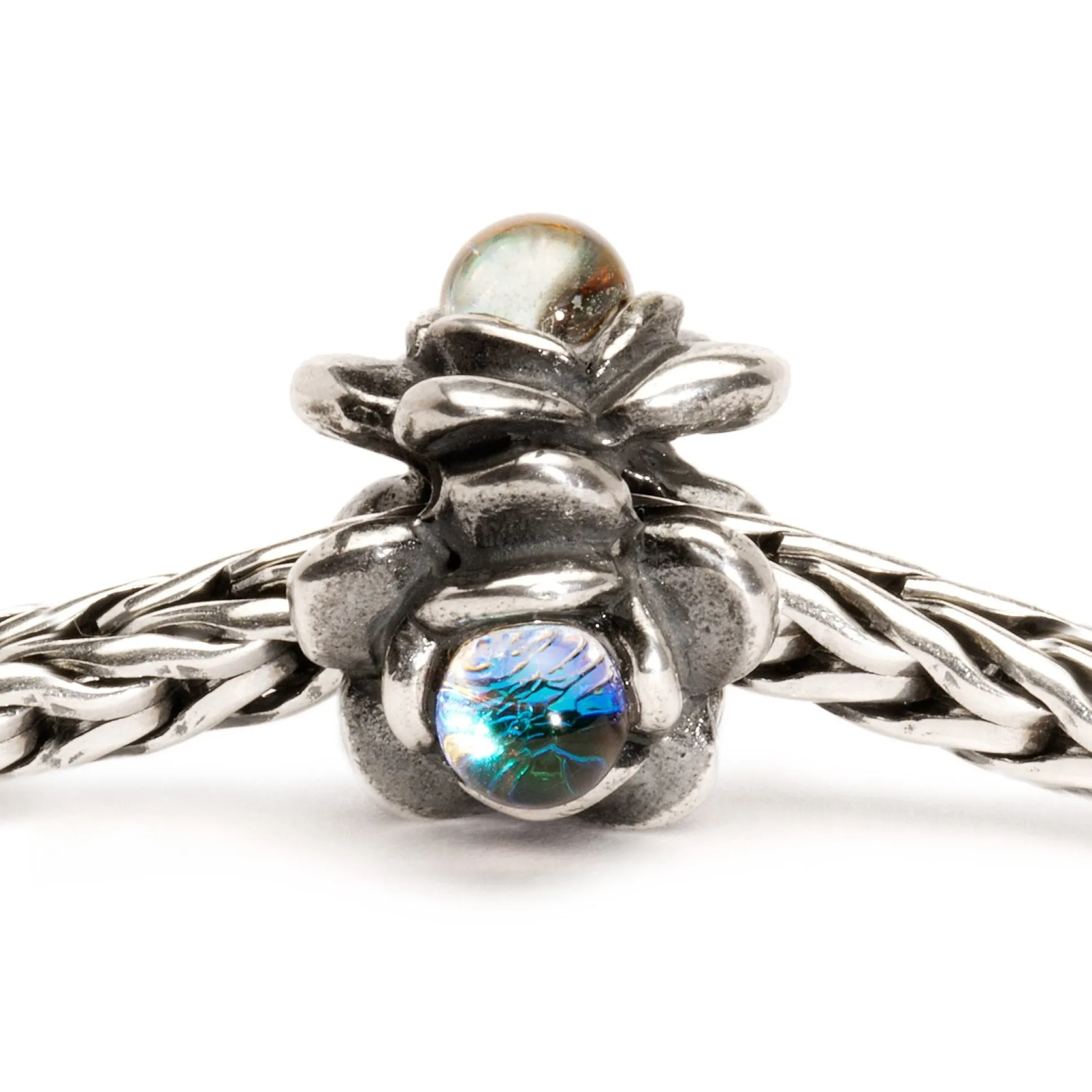 Trollbeads Beads*Three Flowers Bead