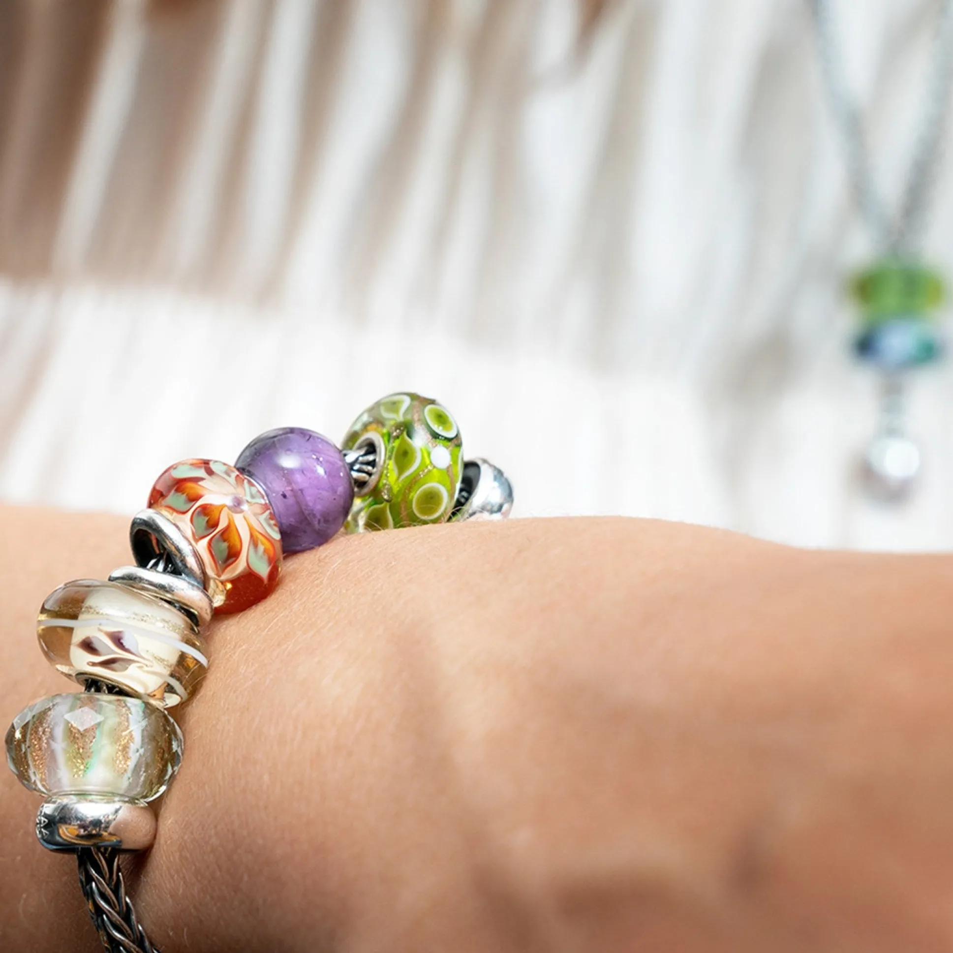 Trollbeads Beads*Tiger Lily Bead