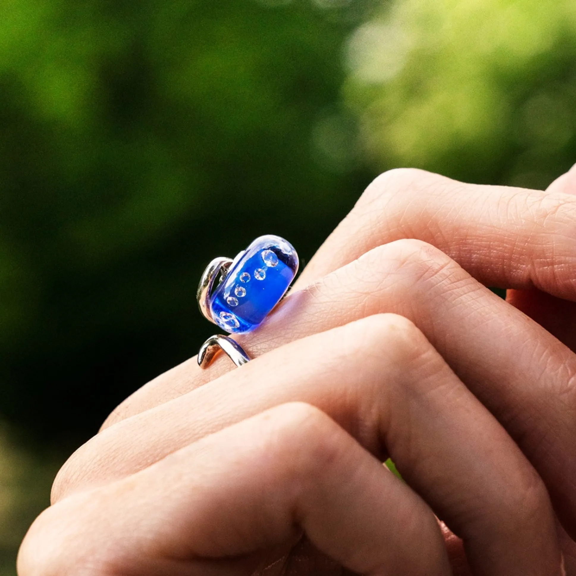 Trollbeads Beads*Twinkle Peace Bead