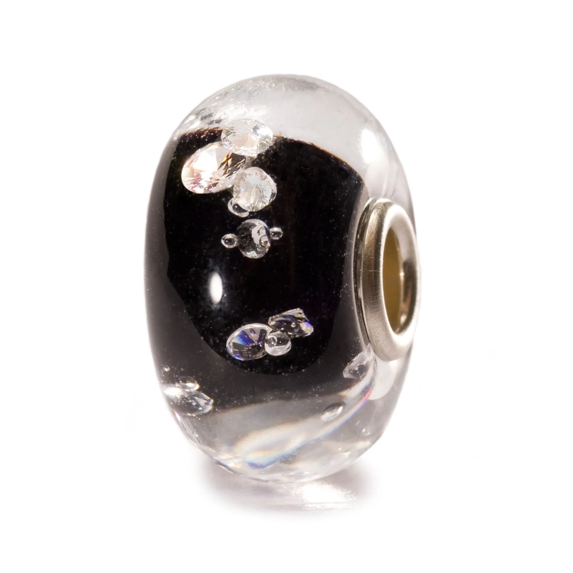 Trollbeads Beads*Universal Diamond Bead, Black