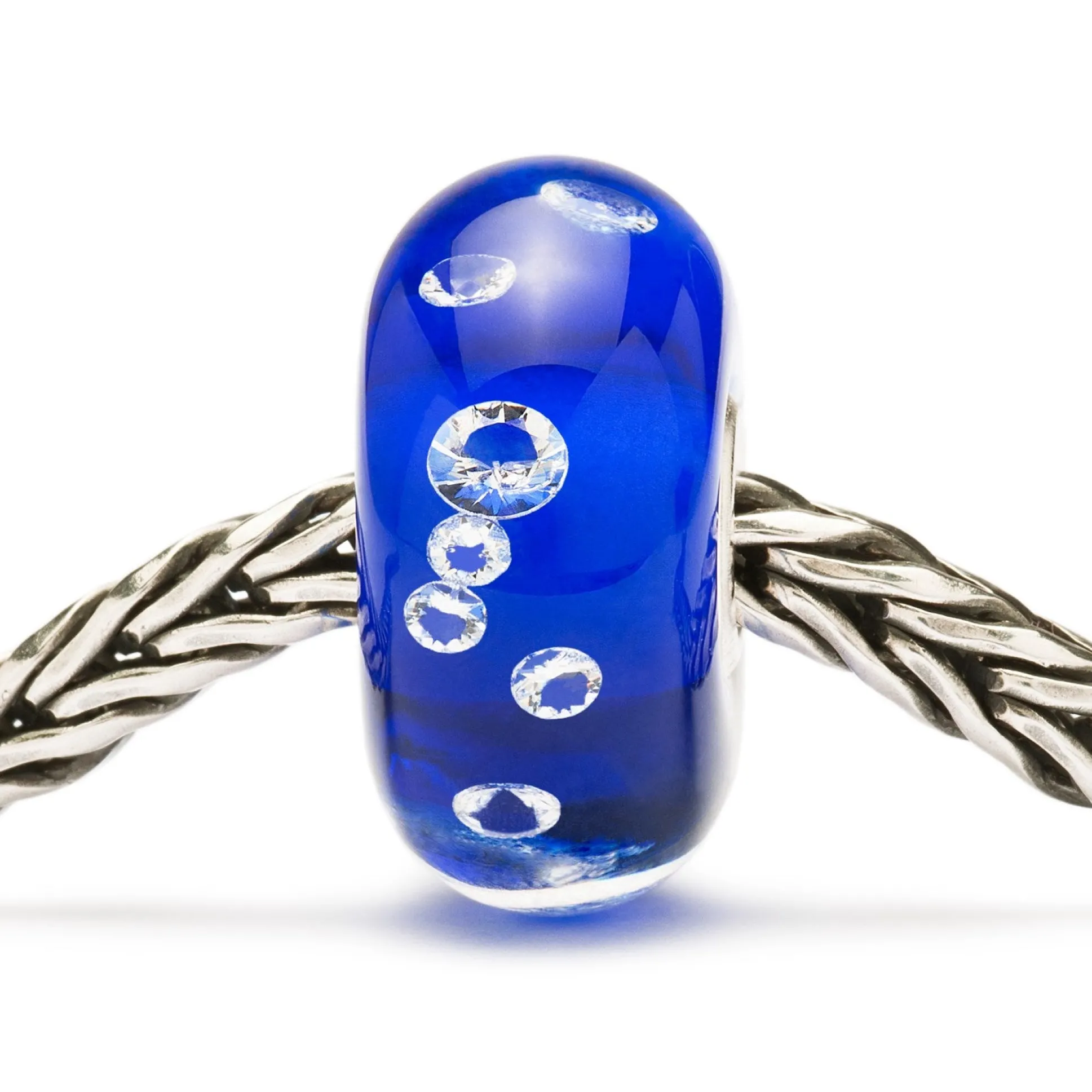 Trollbeads Beads*Universal Diamond Bead Blue