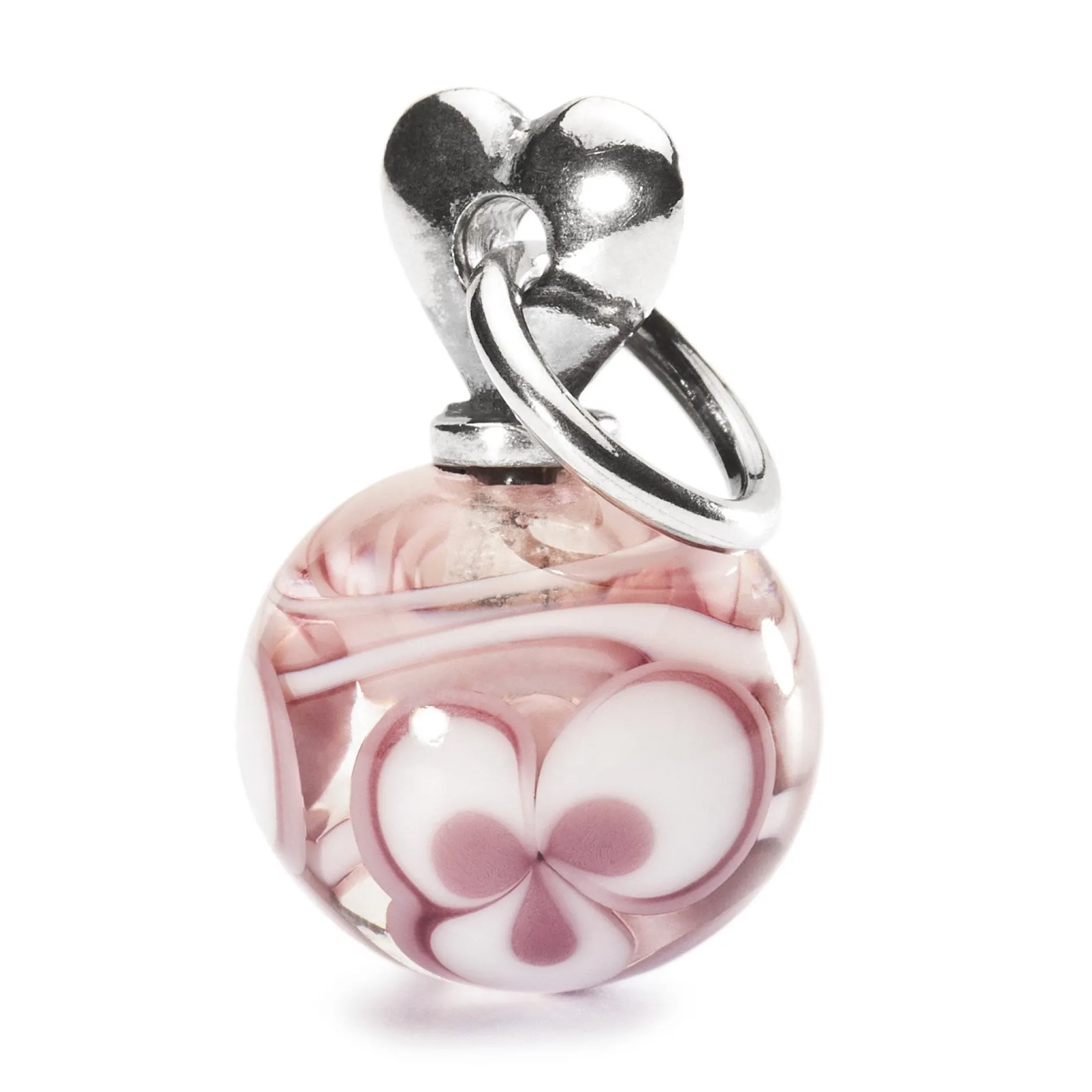 Trollbeads Beads*Valentine Love , Purple Bead