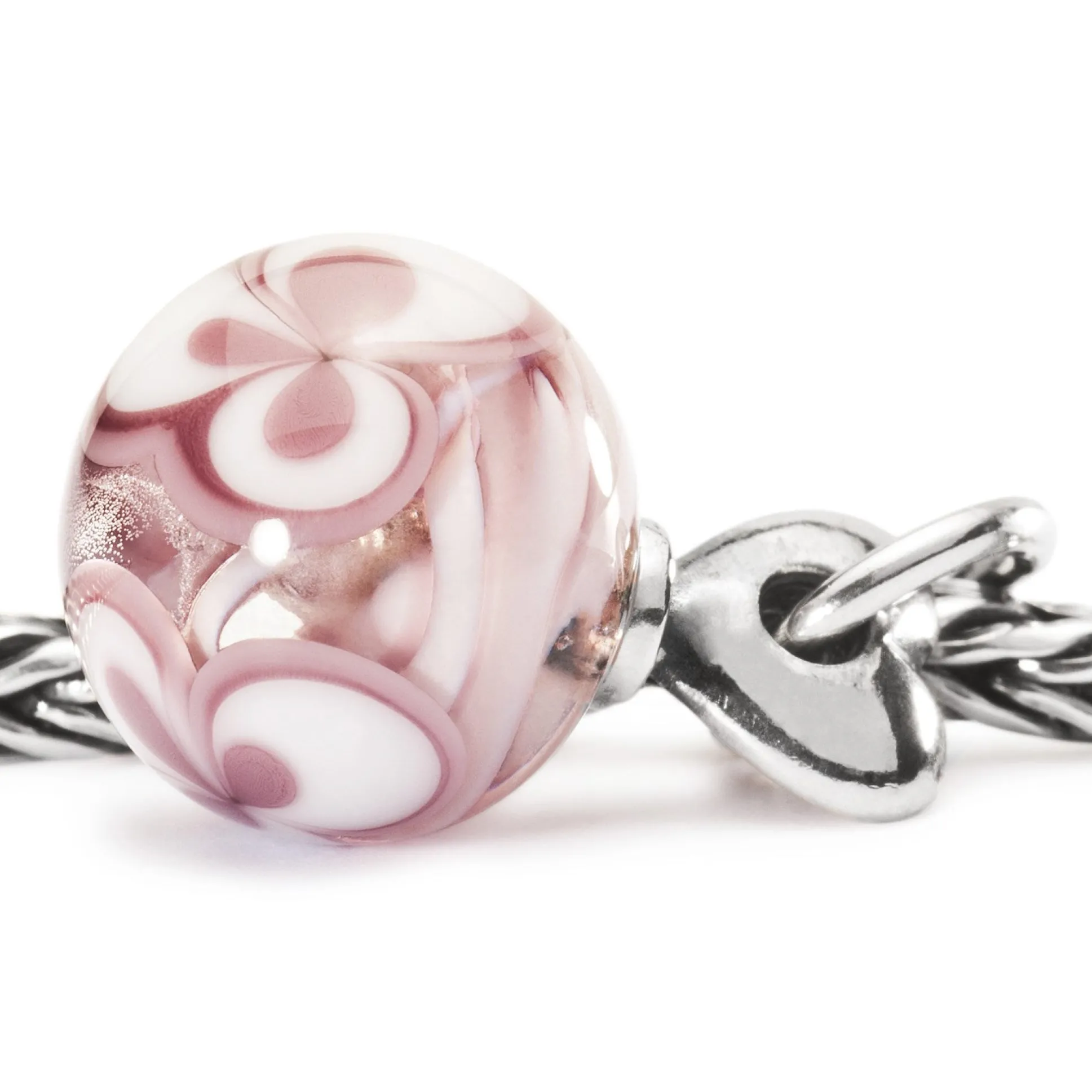 Trollbeads Beads*Valentine Love , Purple Bead