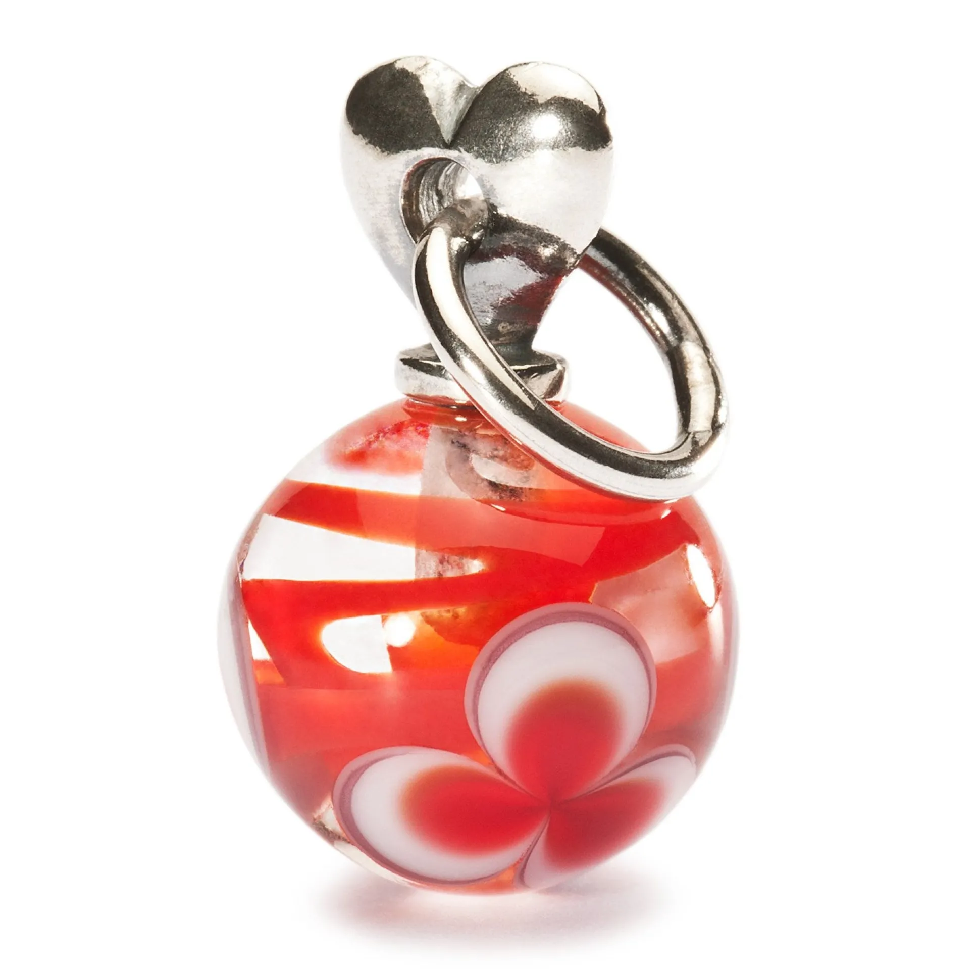 Trollbeads Beads*Valentine Love, Red Bead