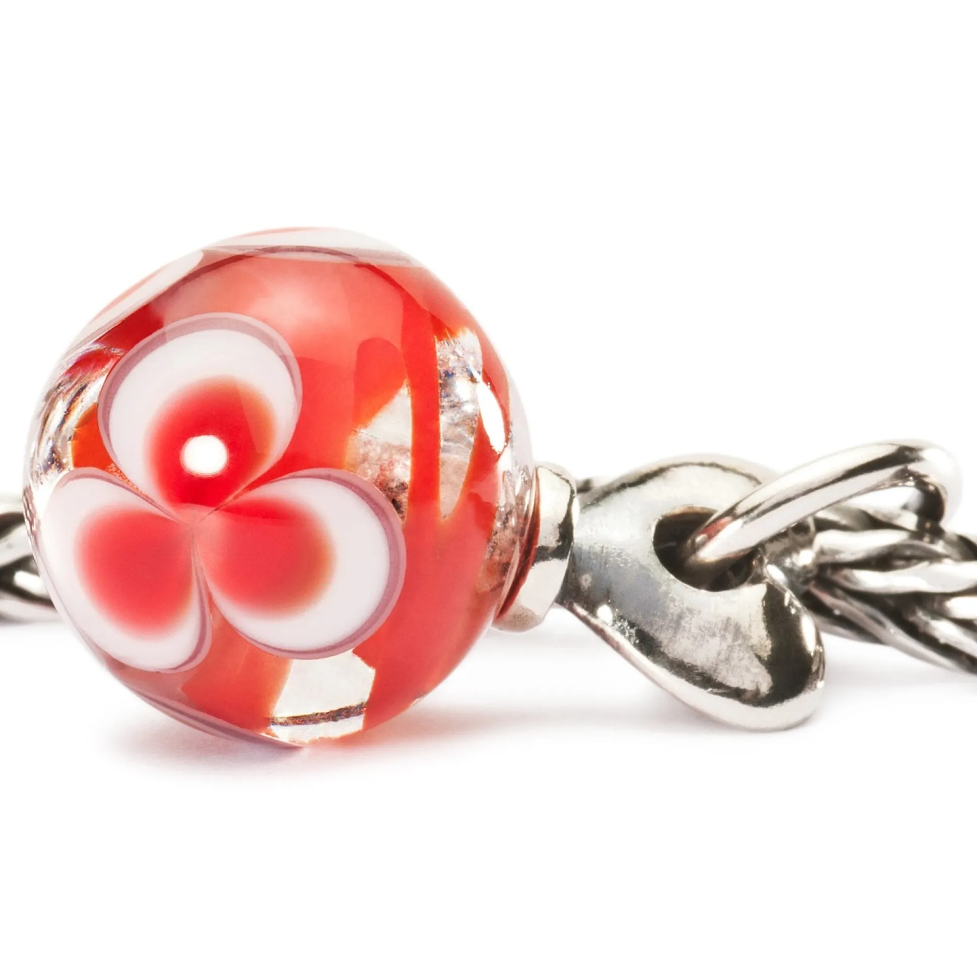 Trollbeads Beads*Valentine Love, Red Bead