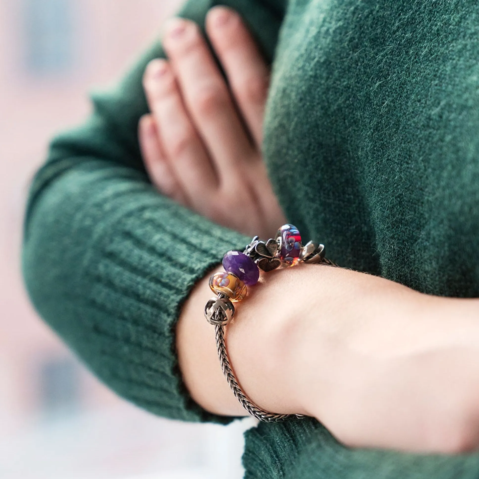 Trollbeads Beads*Violet Of February Bead