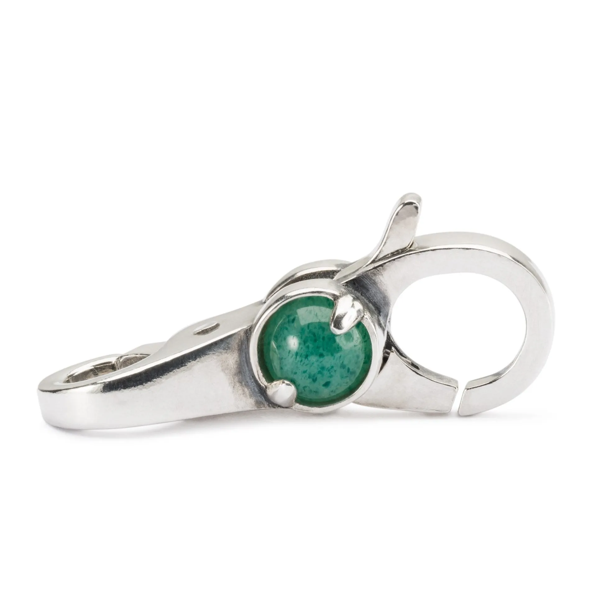 Trollbeads Clasps*White & Green Clasp