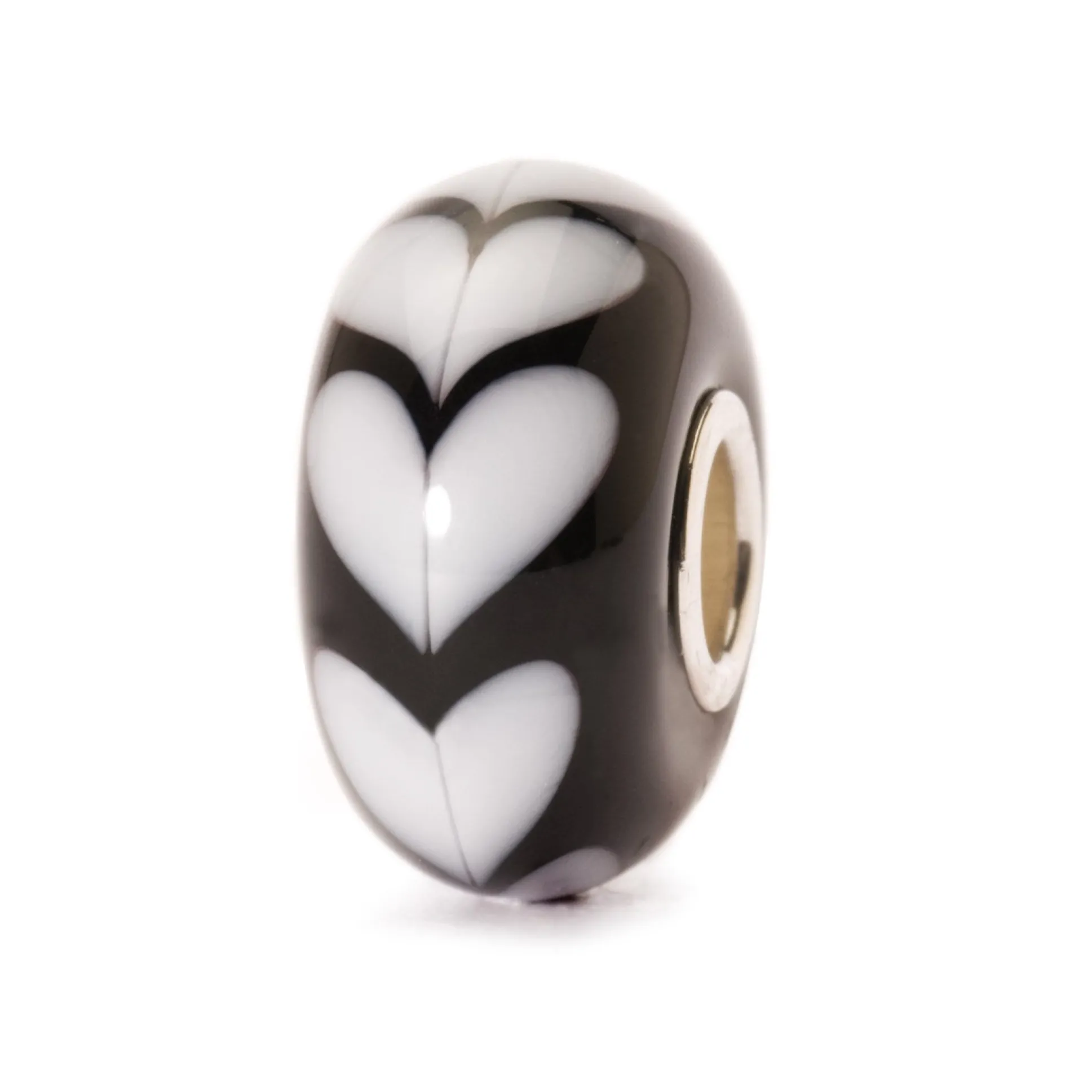 Trollbeads Beads*White Heart Bead