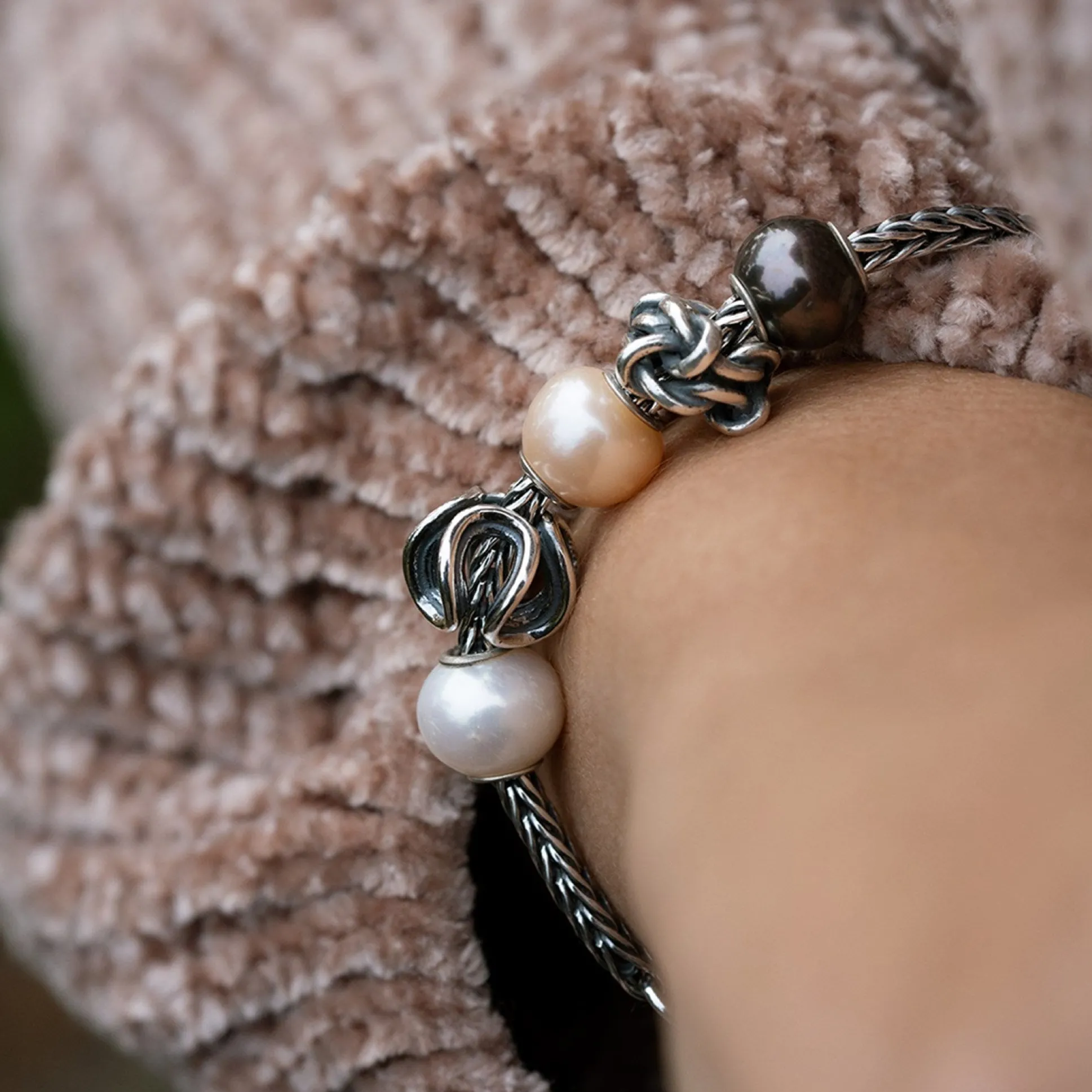 Trollbeads Beads*White Pearl Bead