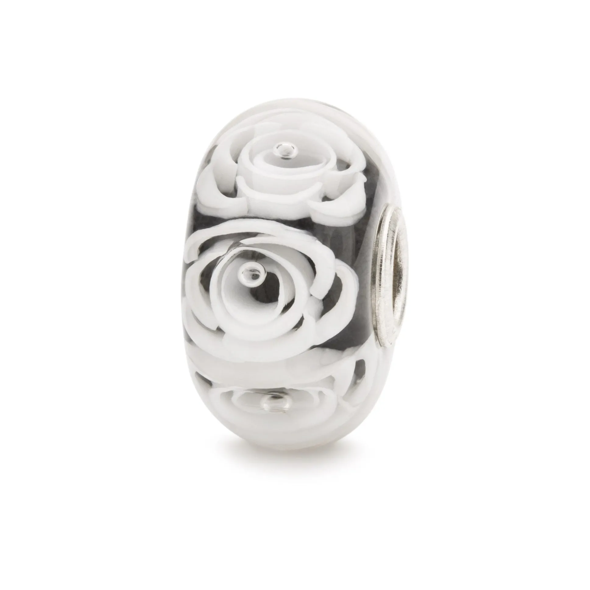 Trollbeads Beads*White Roses Bead