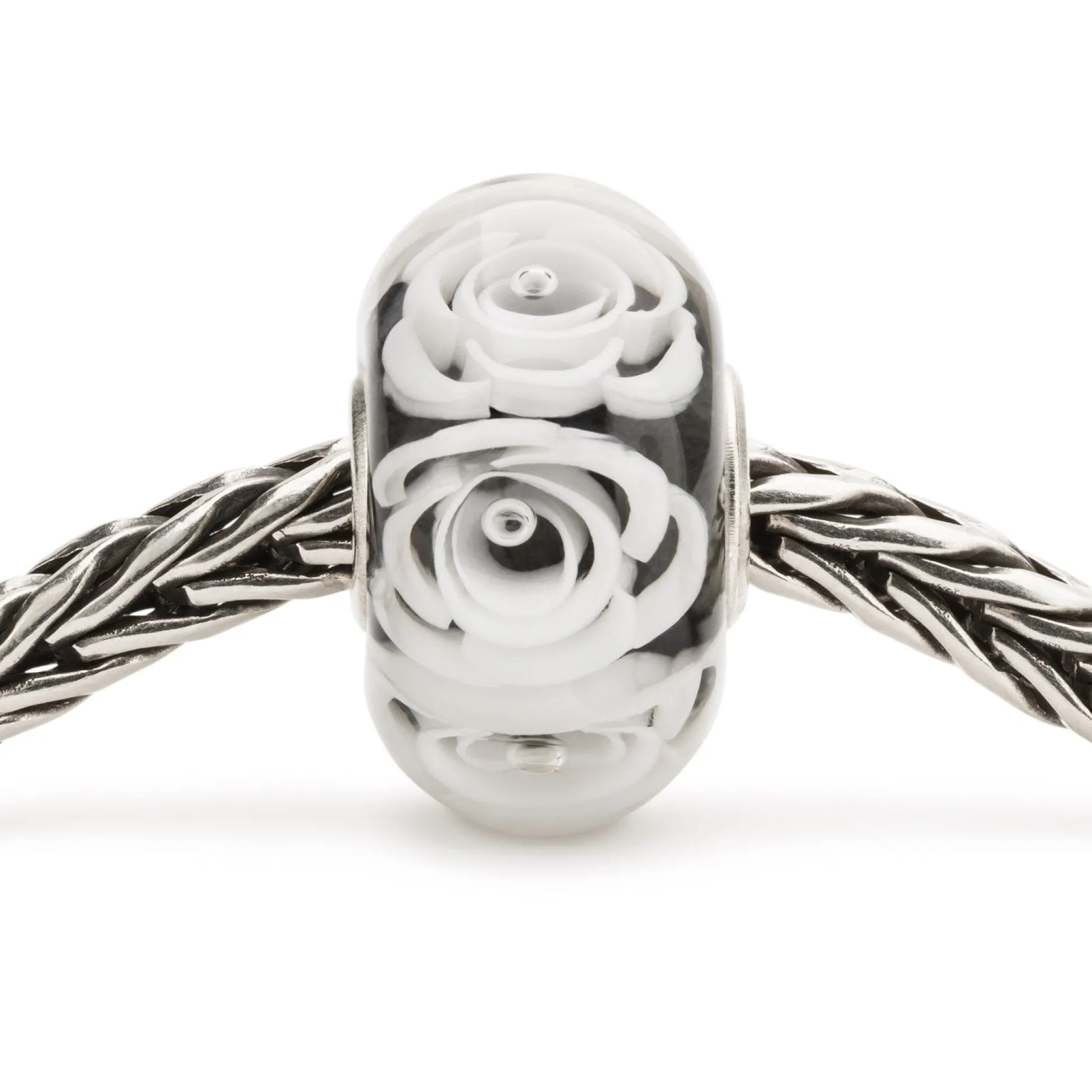Trollbeads Beads*White Roses Bead