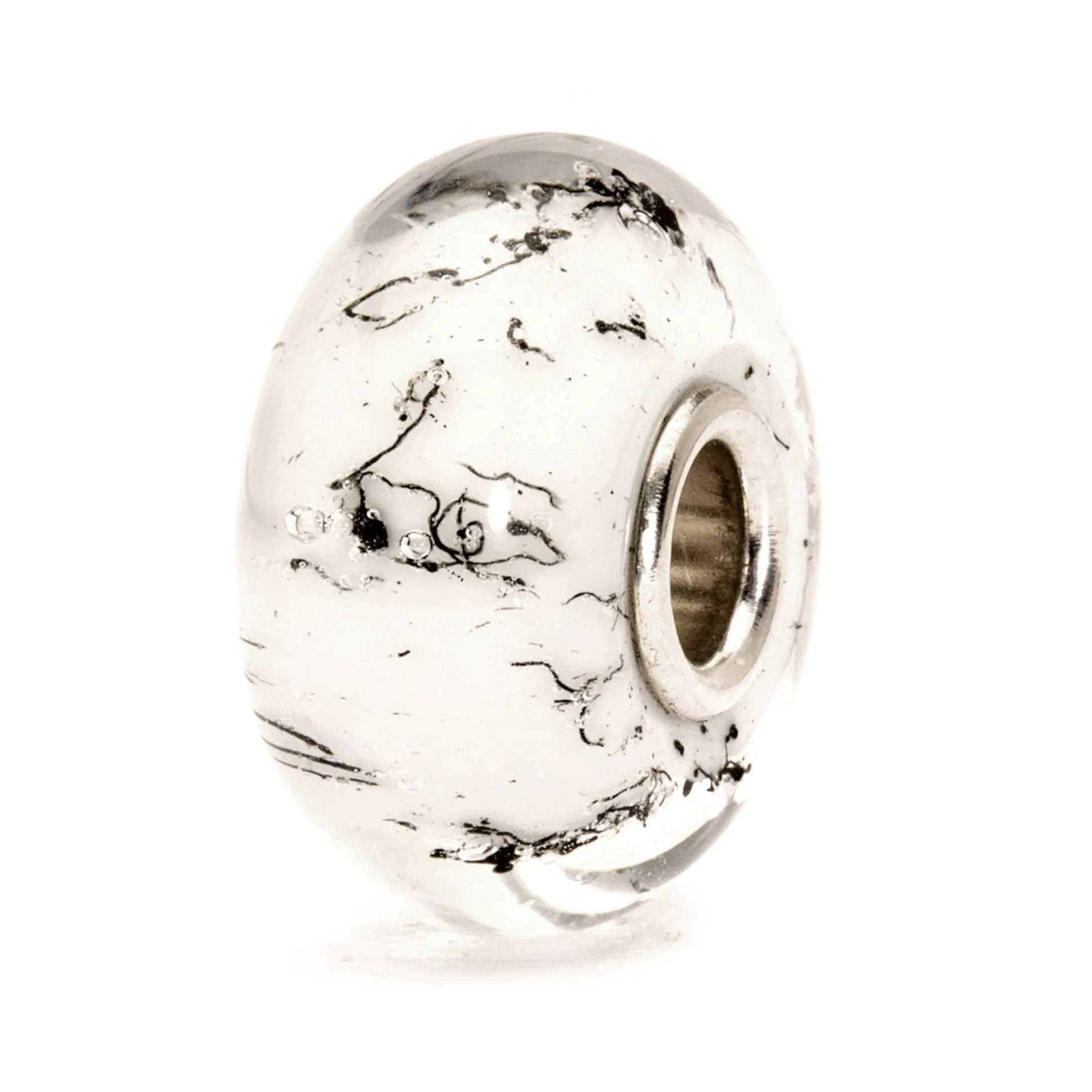 Trollbeads Beads*White Steel Bead