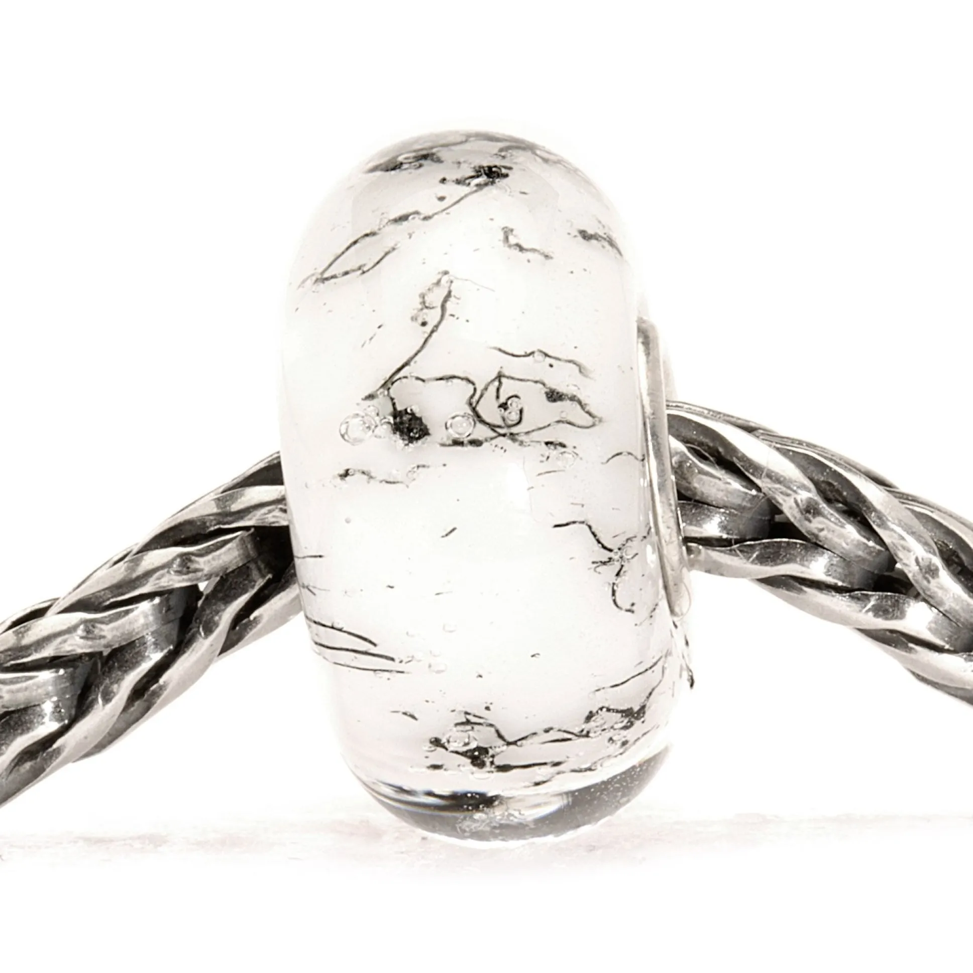 Trollbeads Beads*White Steel Bead